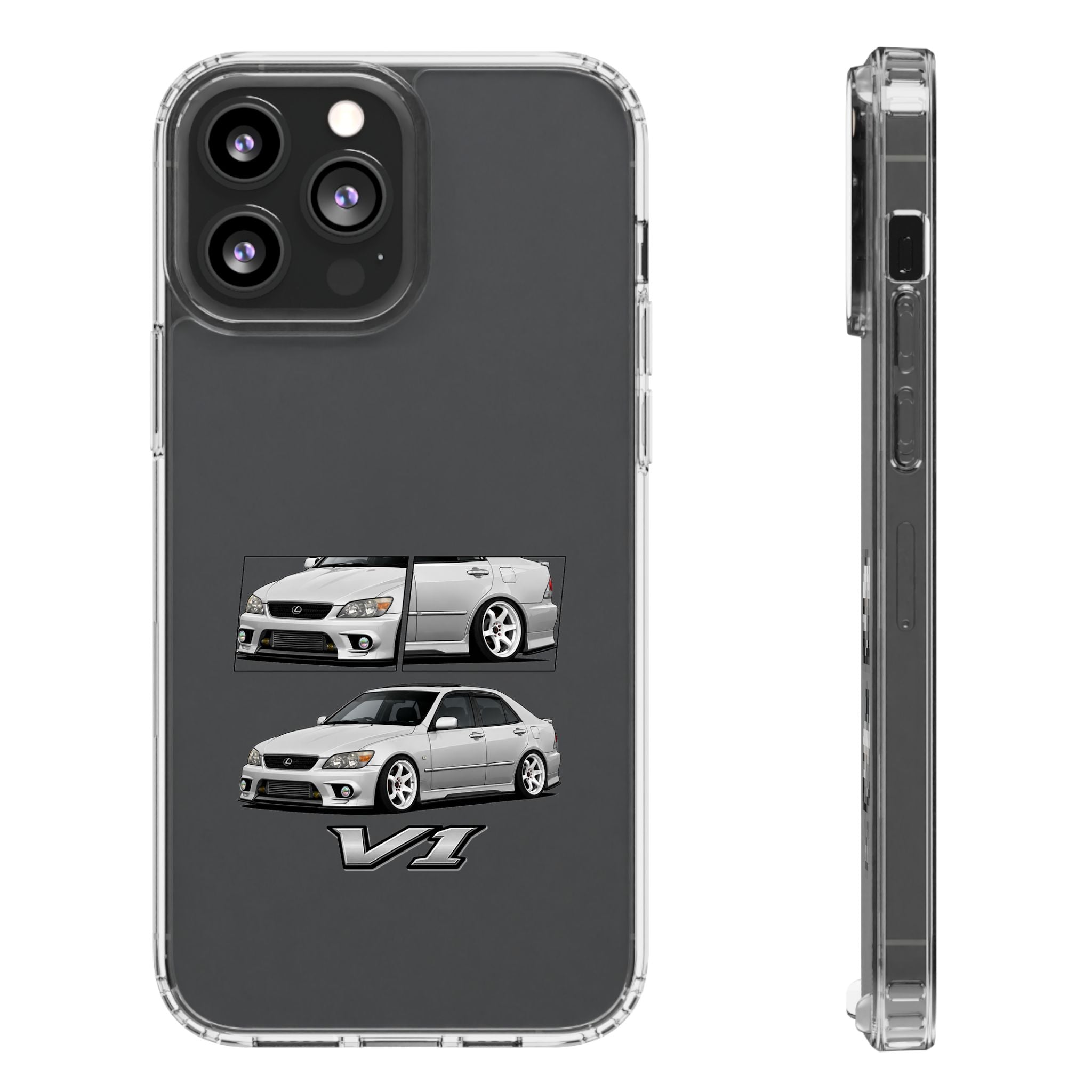 SILVER LEXUS IS200 PHONE CASES