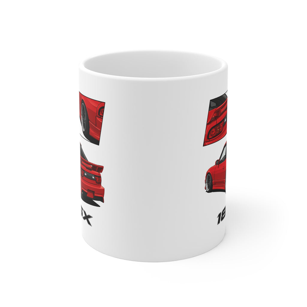RED NISSAN 180SX MUG