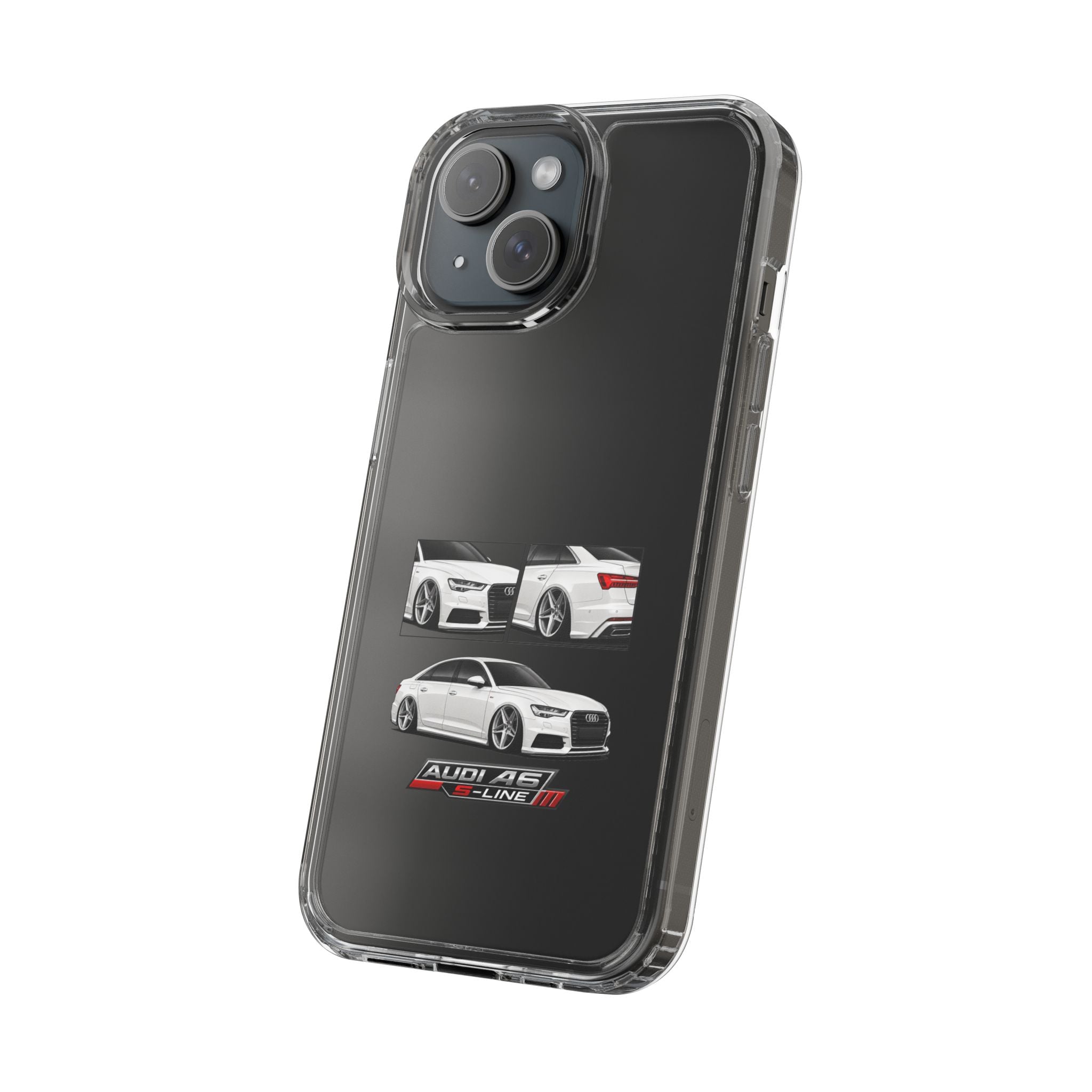 WHITE AUDI A6 PHONE CASES