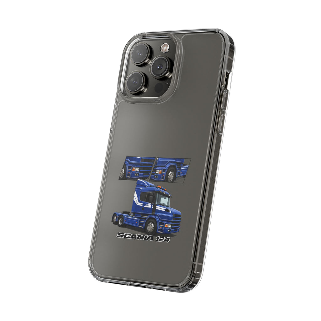 BLUE SCANIA 124 PHONE CASES