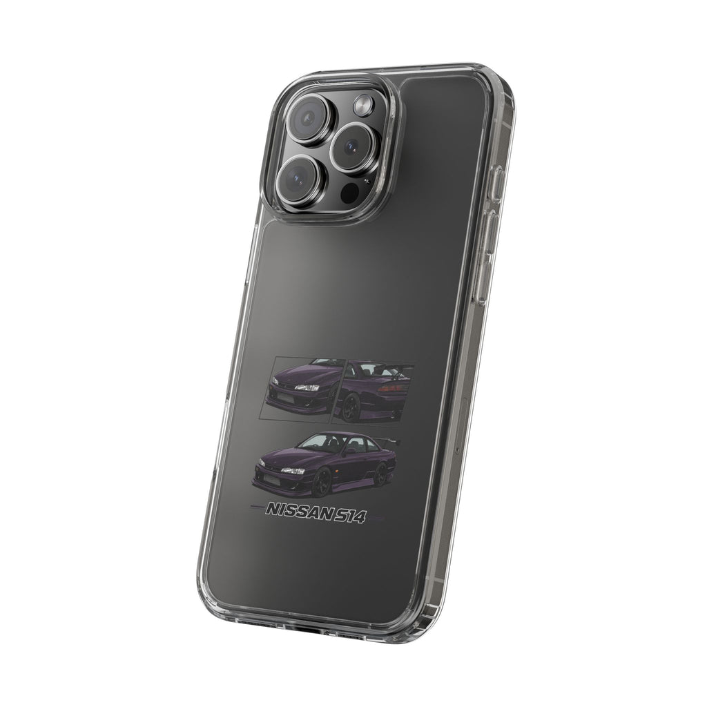 PURPLE NISSAN S14 PHONE CASES