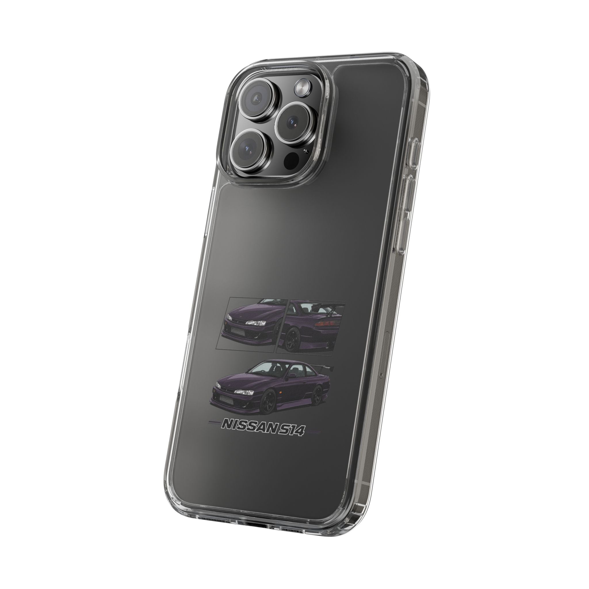 PURPLE NISSAN S14 PHONE CASES