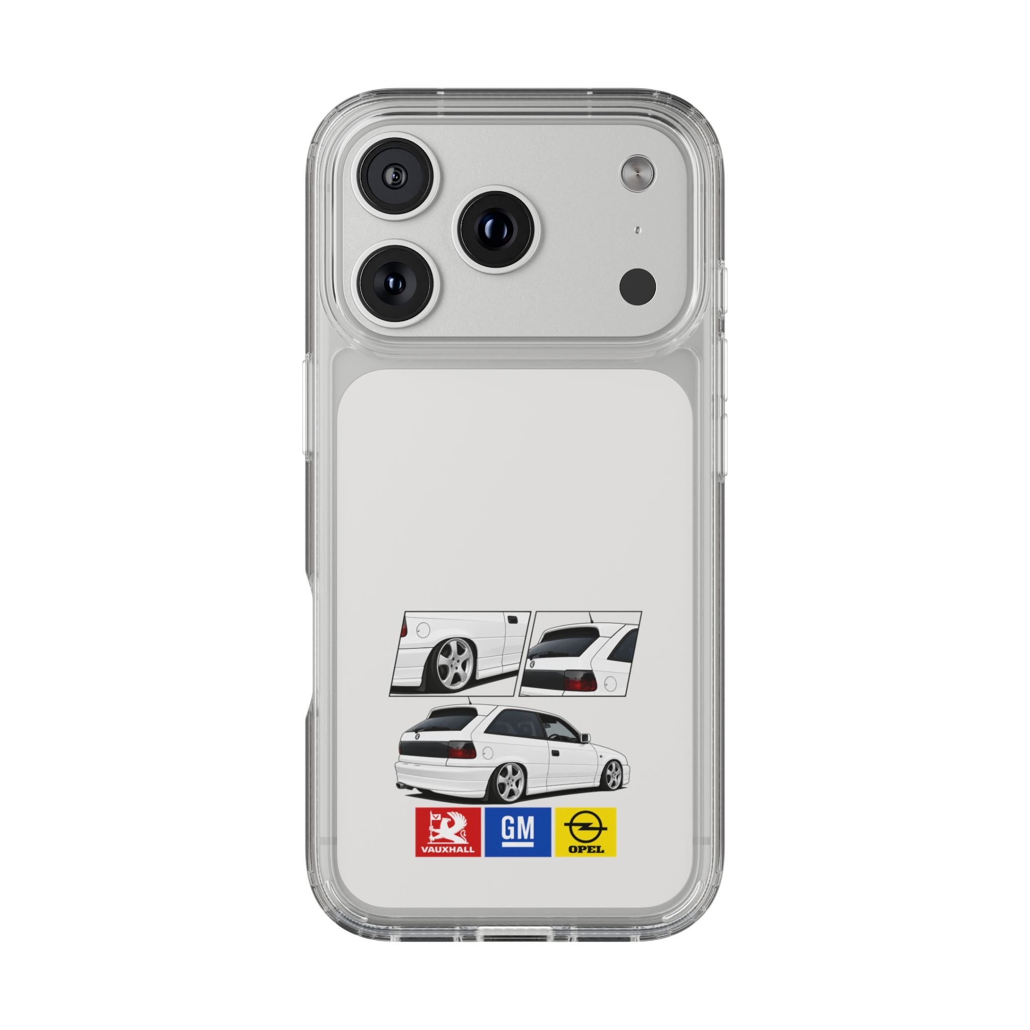 WHITE ASTRA MK3 PHONE CASES