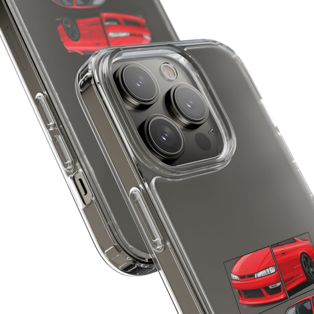 RED NISSAN S14 PHONE CASES