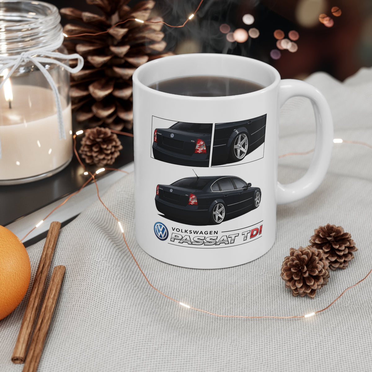 BLACK VW B5.5 PASSAT TDI MUG