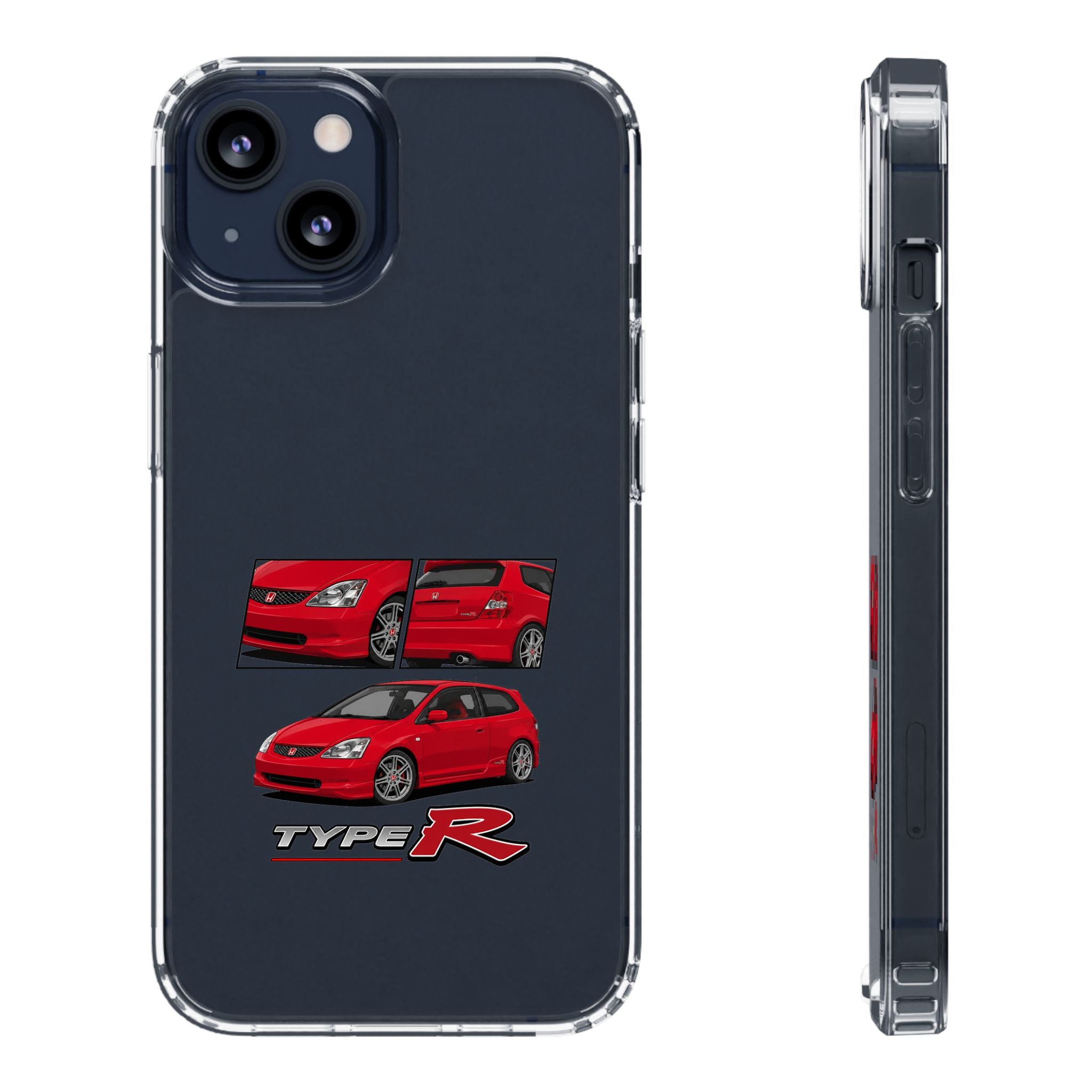 RED CIVIC TYPE R PHONE CASES