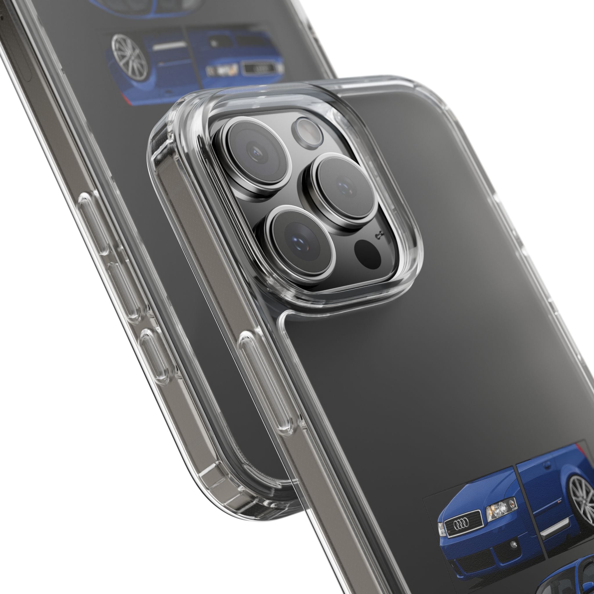 BLUE AUDI A4 B6 PHONE CASES