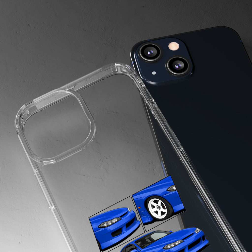 BLUE NISSAN S15 PHONE CASES