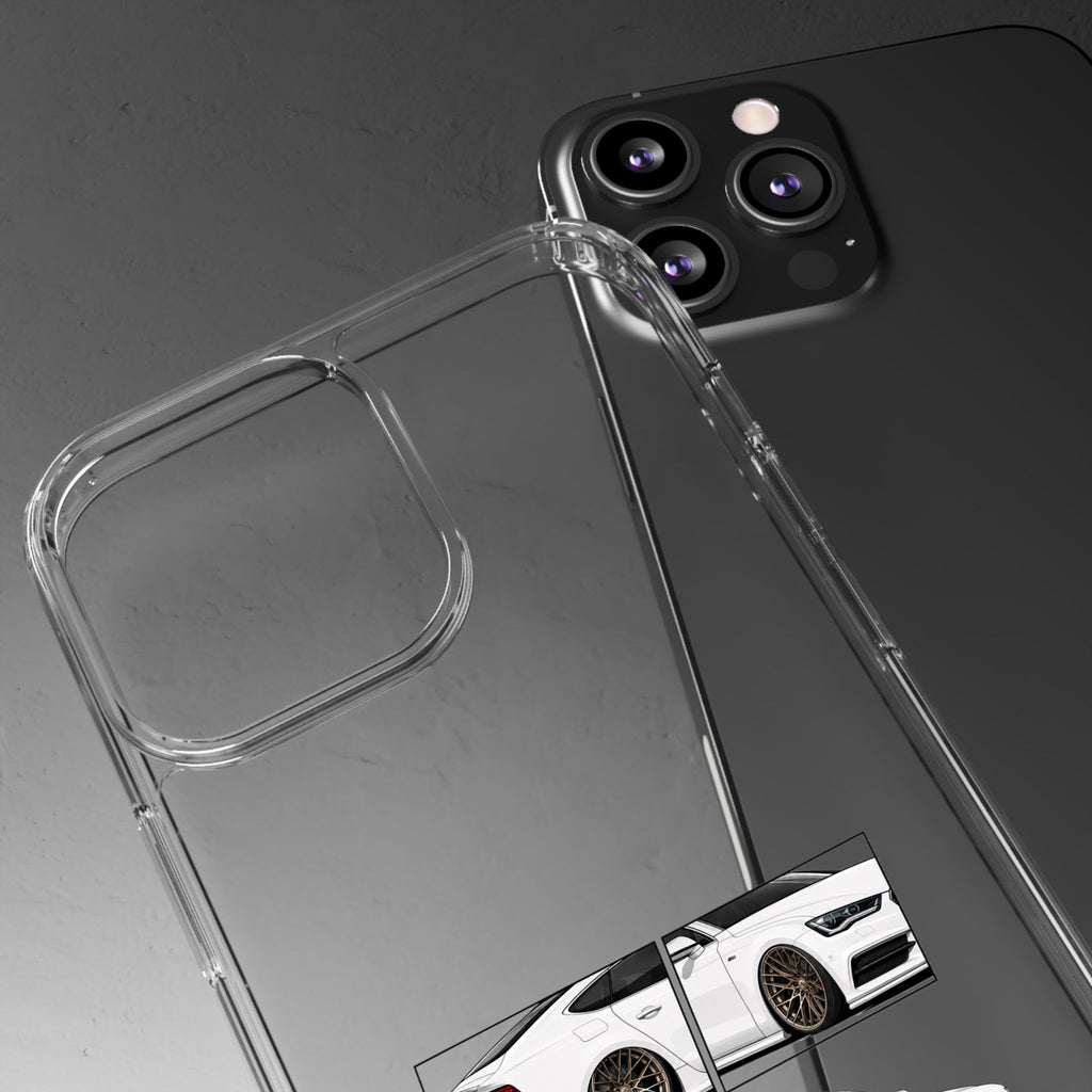WHITE AUDI A7 PHONE CASES