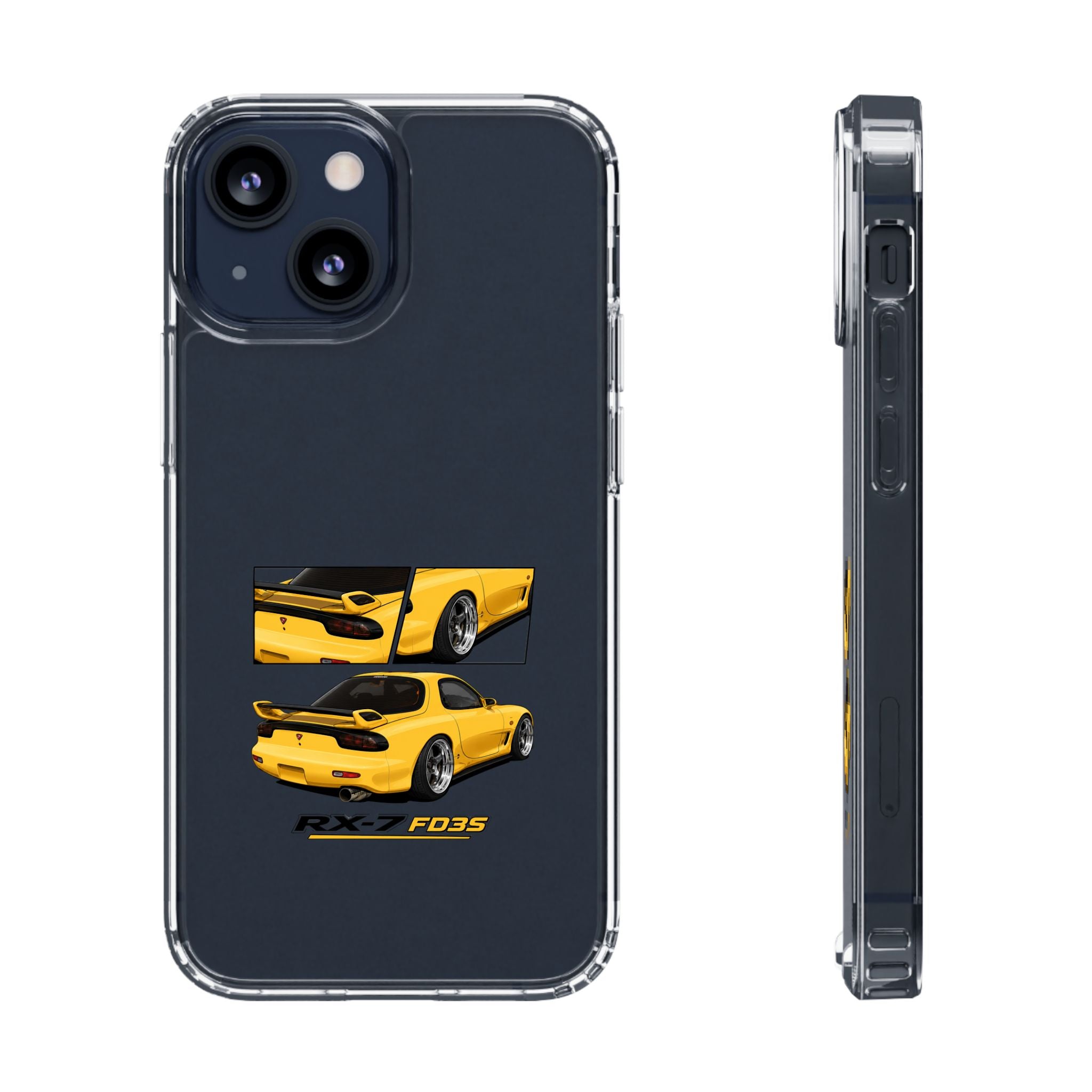 YELLOW MAZDA RX7 PHONE CASES