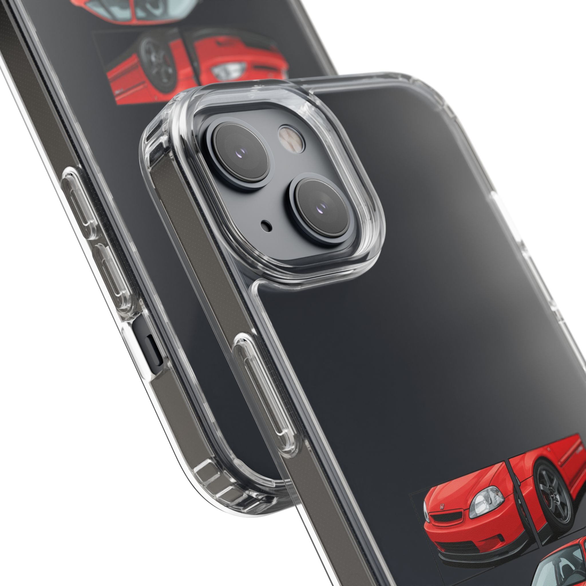 RED CIVIC EK COUPE PHONE CASES