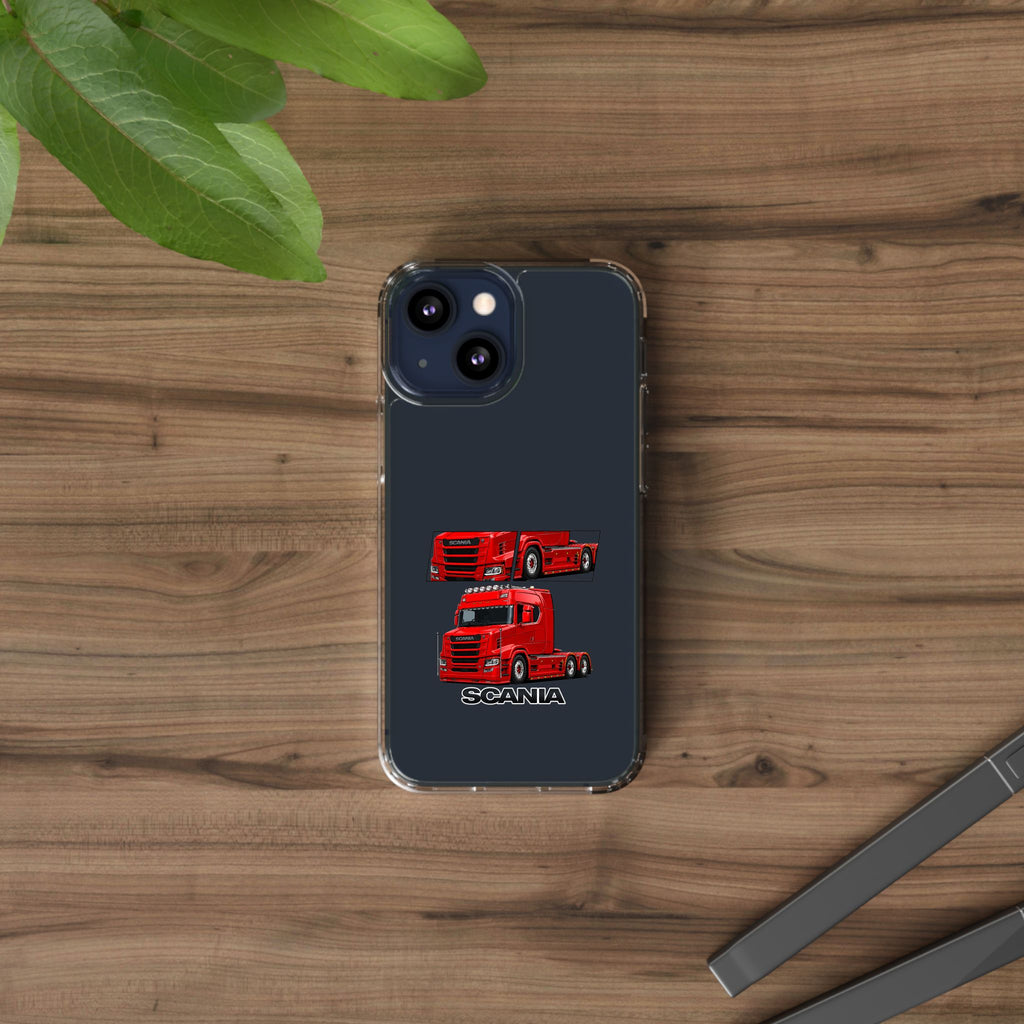 RED SCANIA T-CAB PHONE CASES