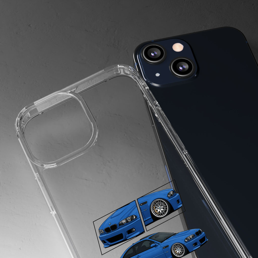 BLUE E46 M3 PHONE CASES