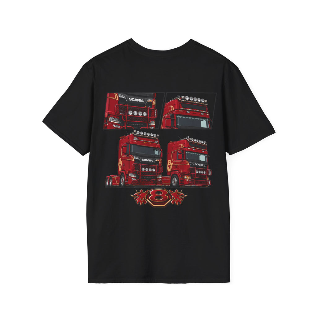 2 RED SCANIA S-SERIES T-SHIRT