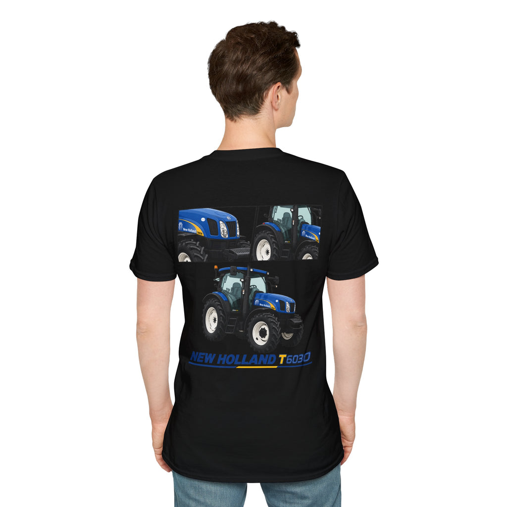 BLUE NEW HOLLAND T6030 T-SHIRTS