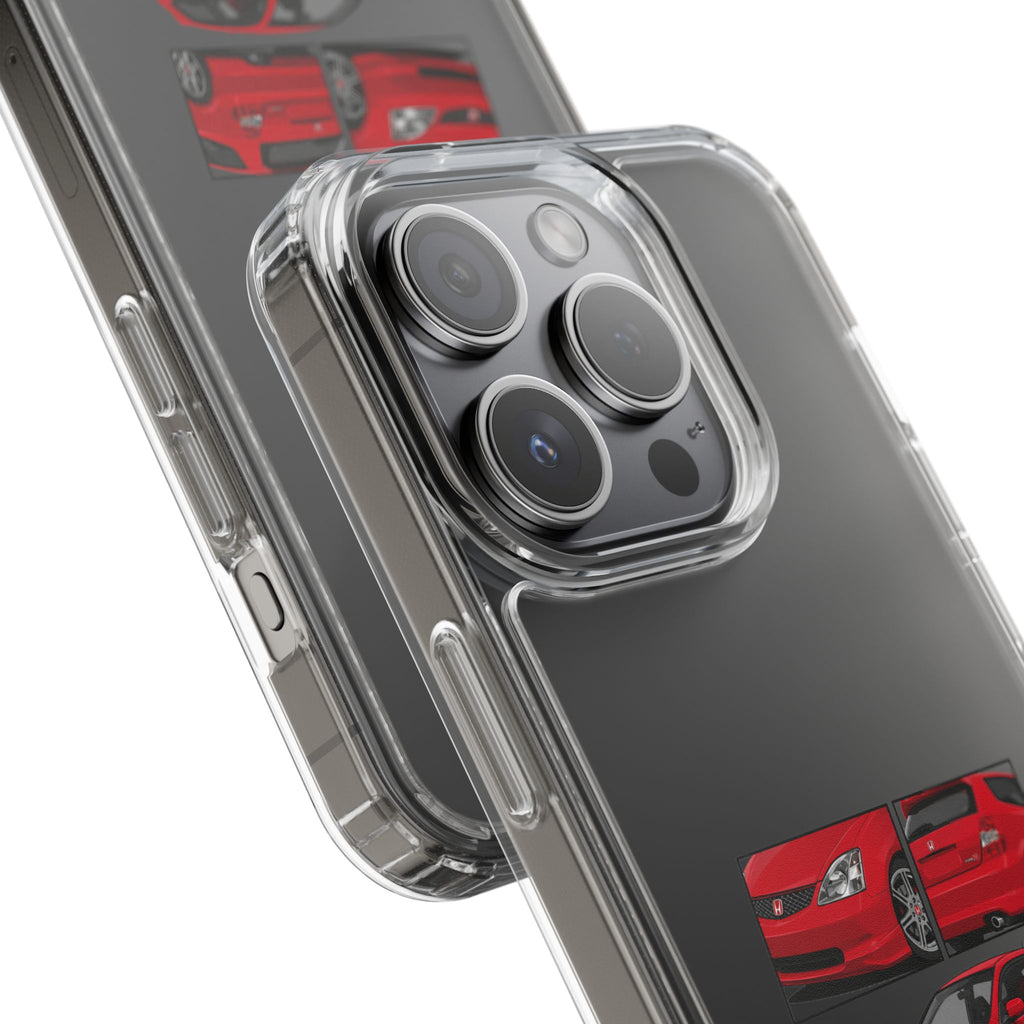 RED CIVIC TYPE R PHONE CASES