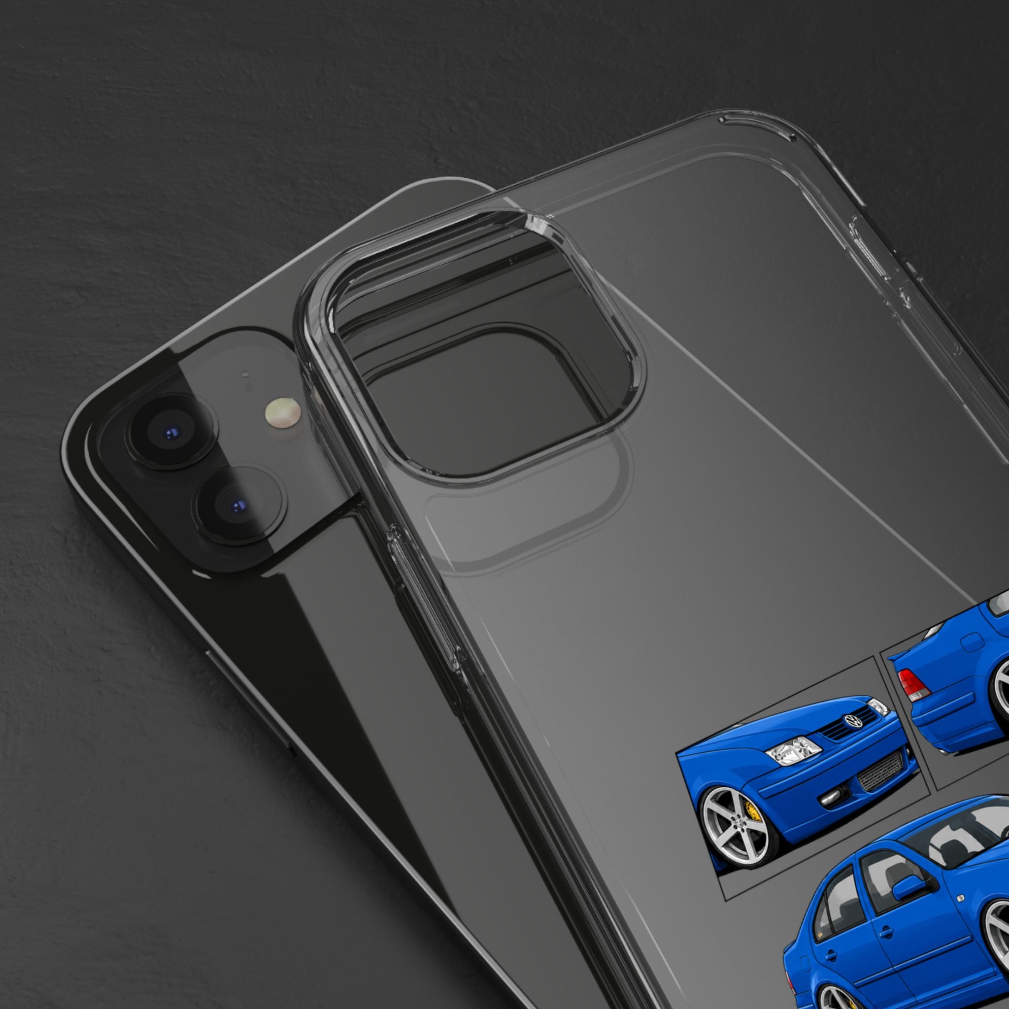 BLUE VOLKSWAGEN BORA PHONE CASES