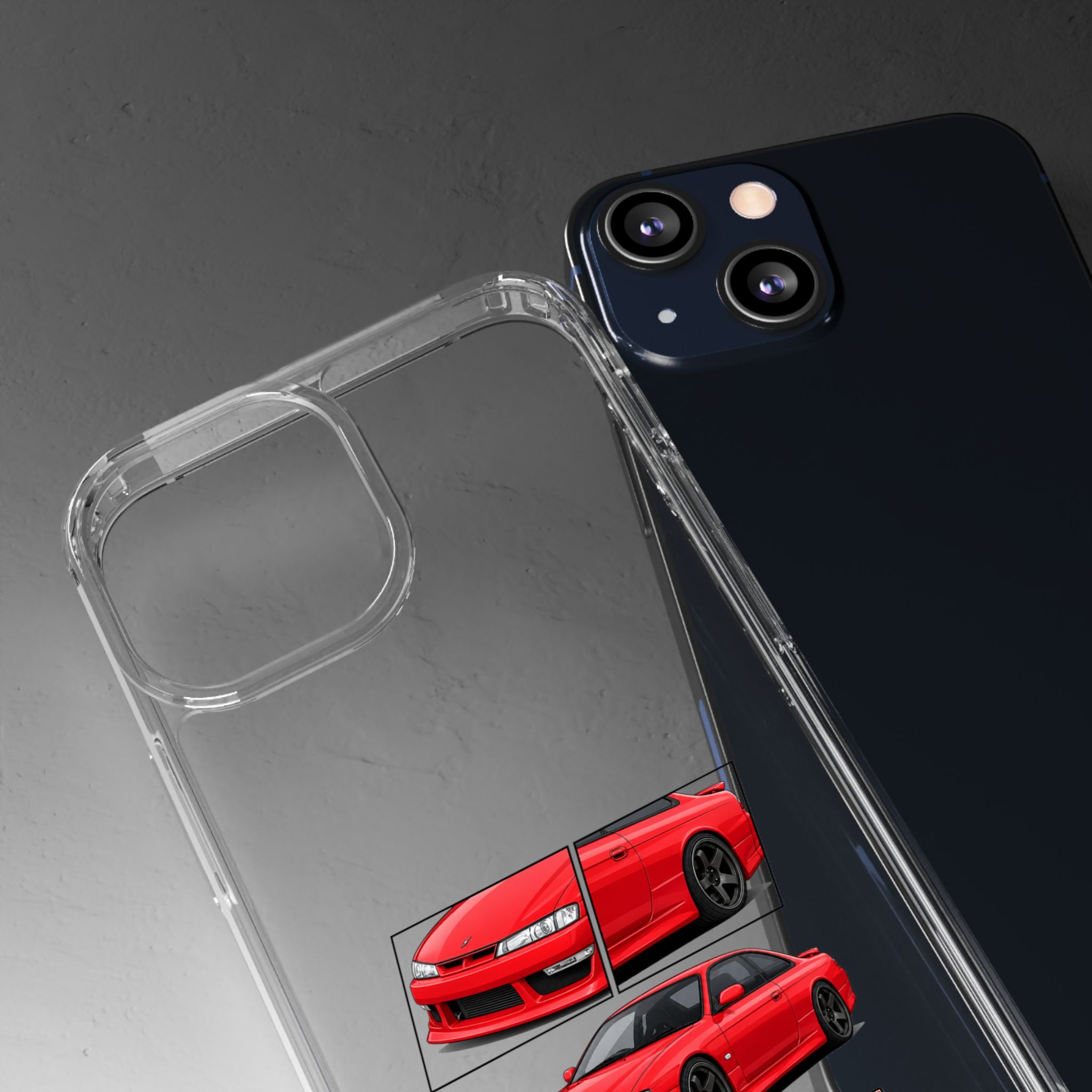 RED NISSAN S14 PHONE CASES