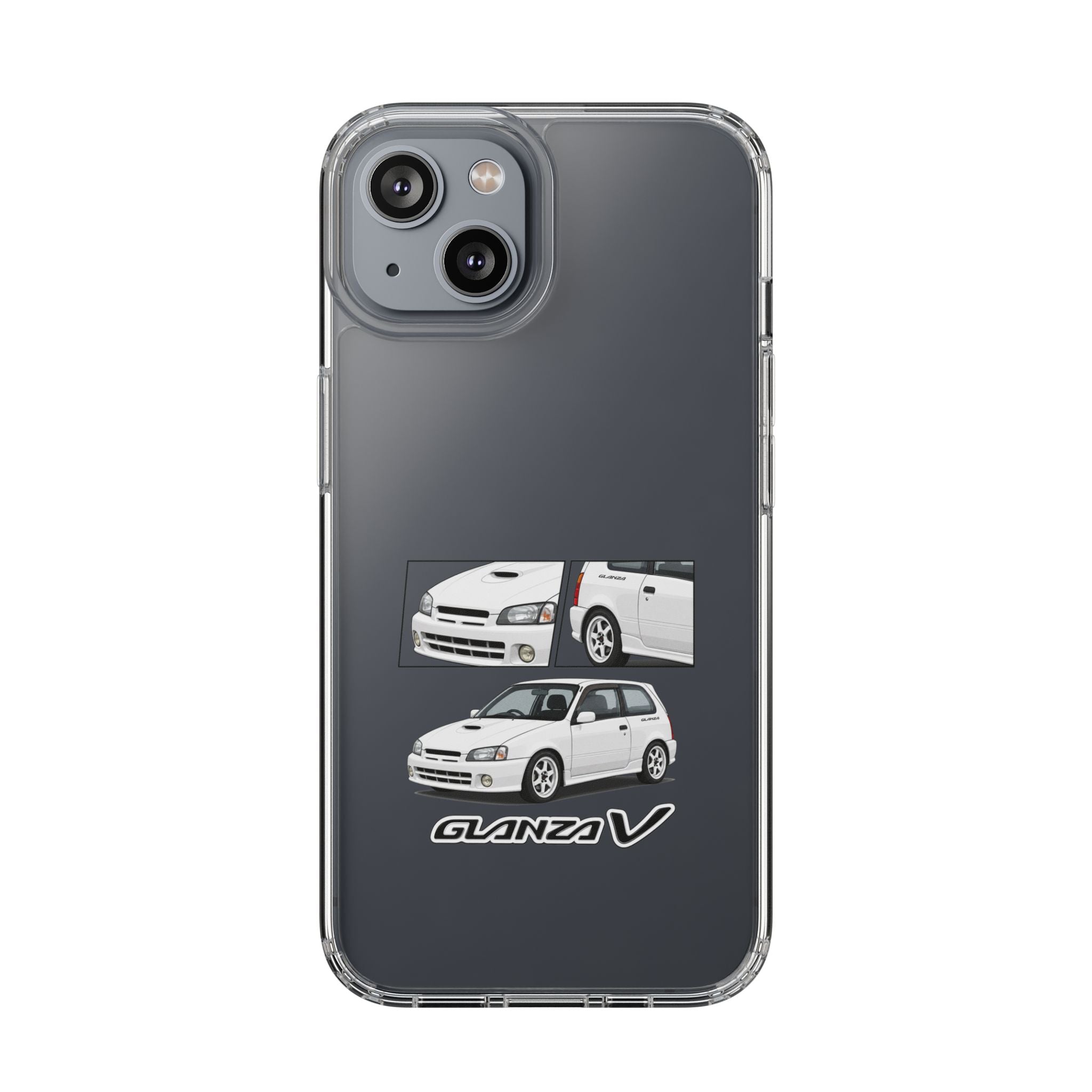 WHITE TOYOTA GLANZA PHONE CASES