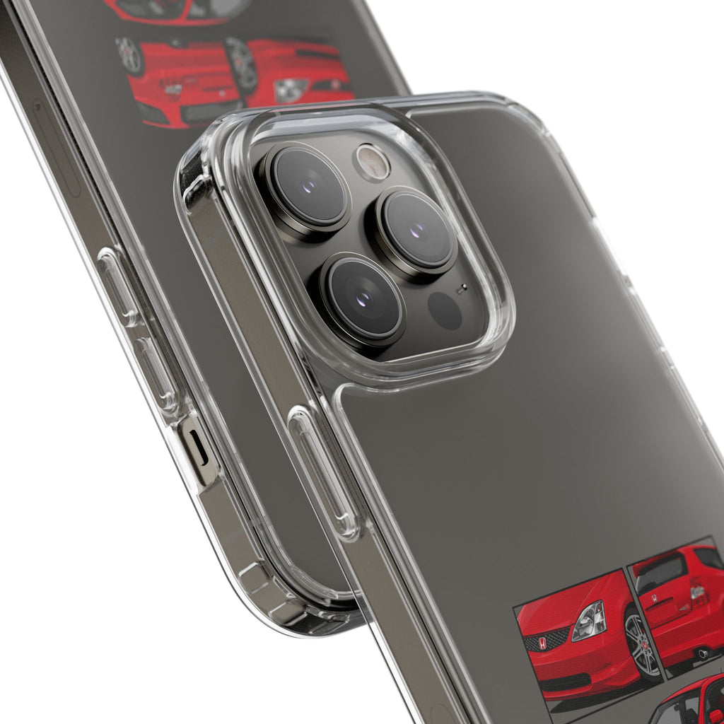 RED CIVIC TYPE R PHONE CASES