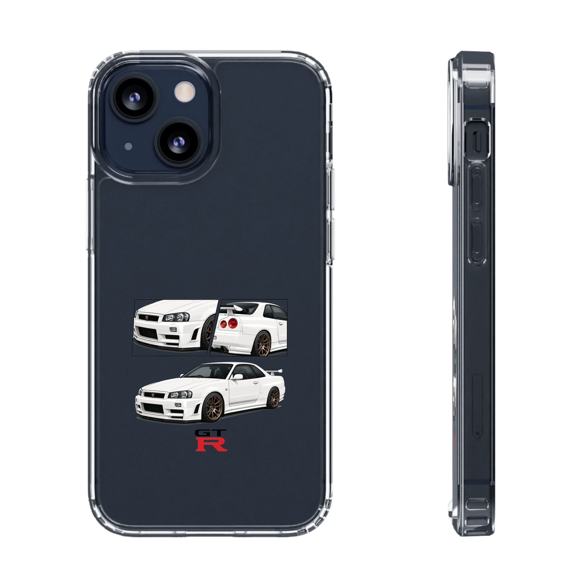 WHITE R34 GTR PHONE CASES