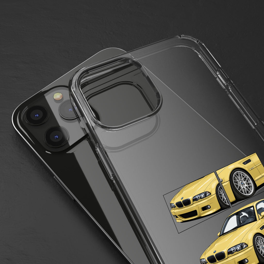 YELLOW BMW E46 PHONE CASES