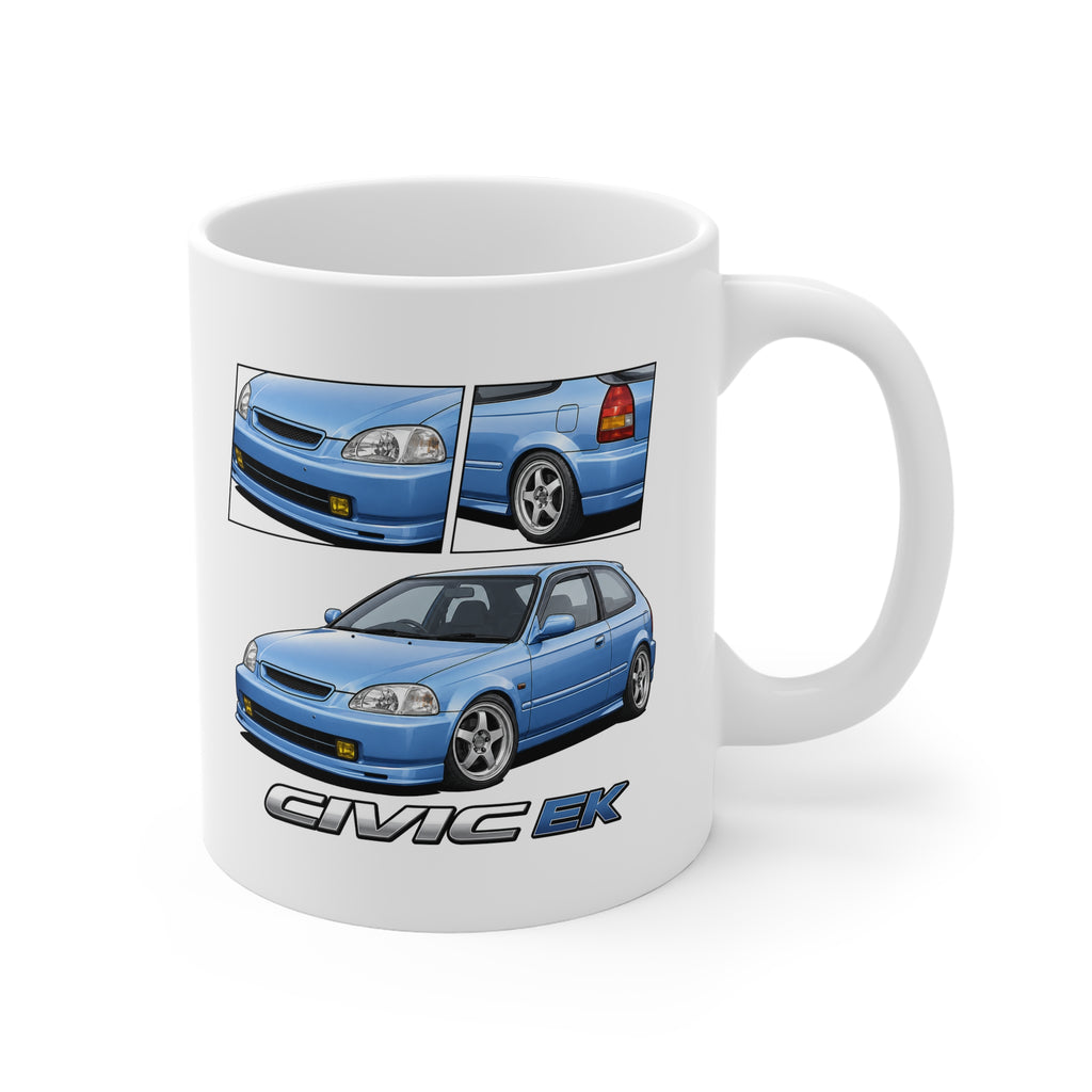 BLUE HONDA CIVIC EK MUG