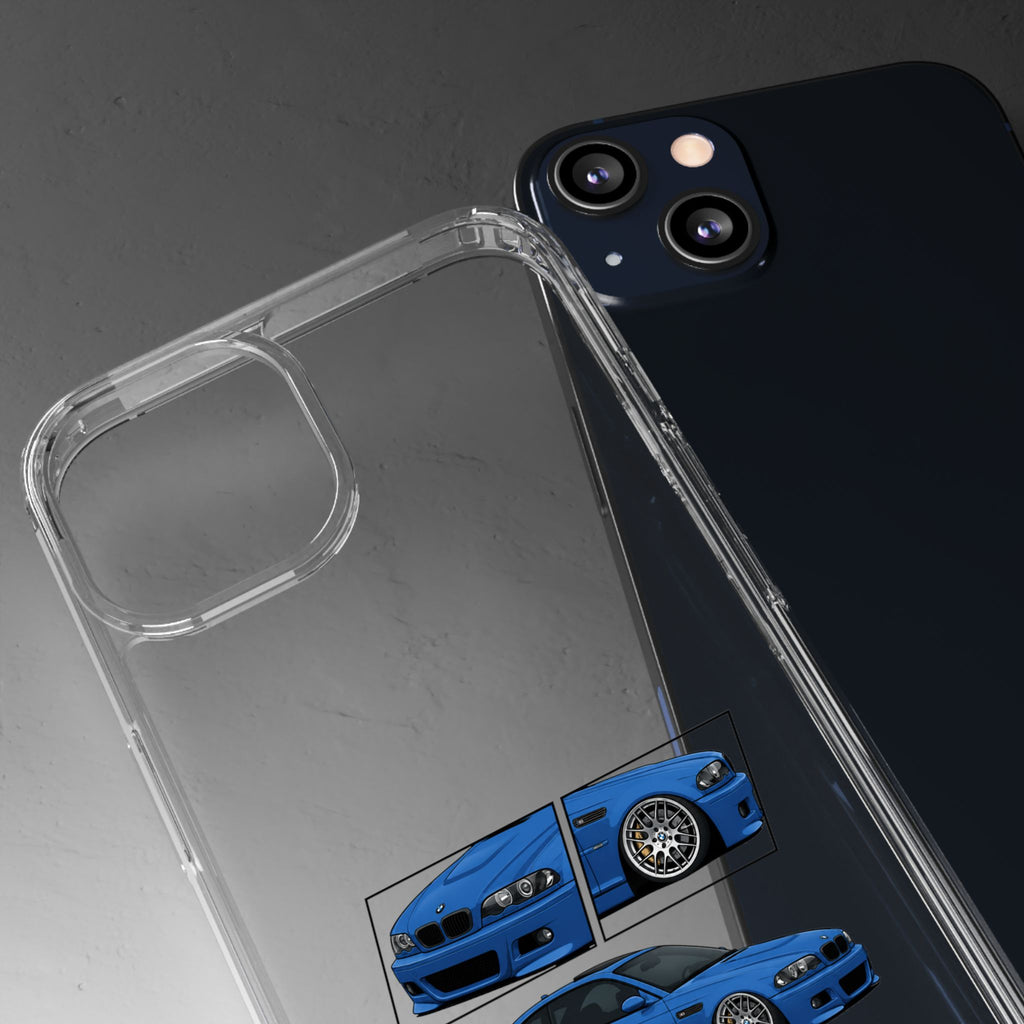 BLUE E46 M3 PHONE CASES