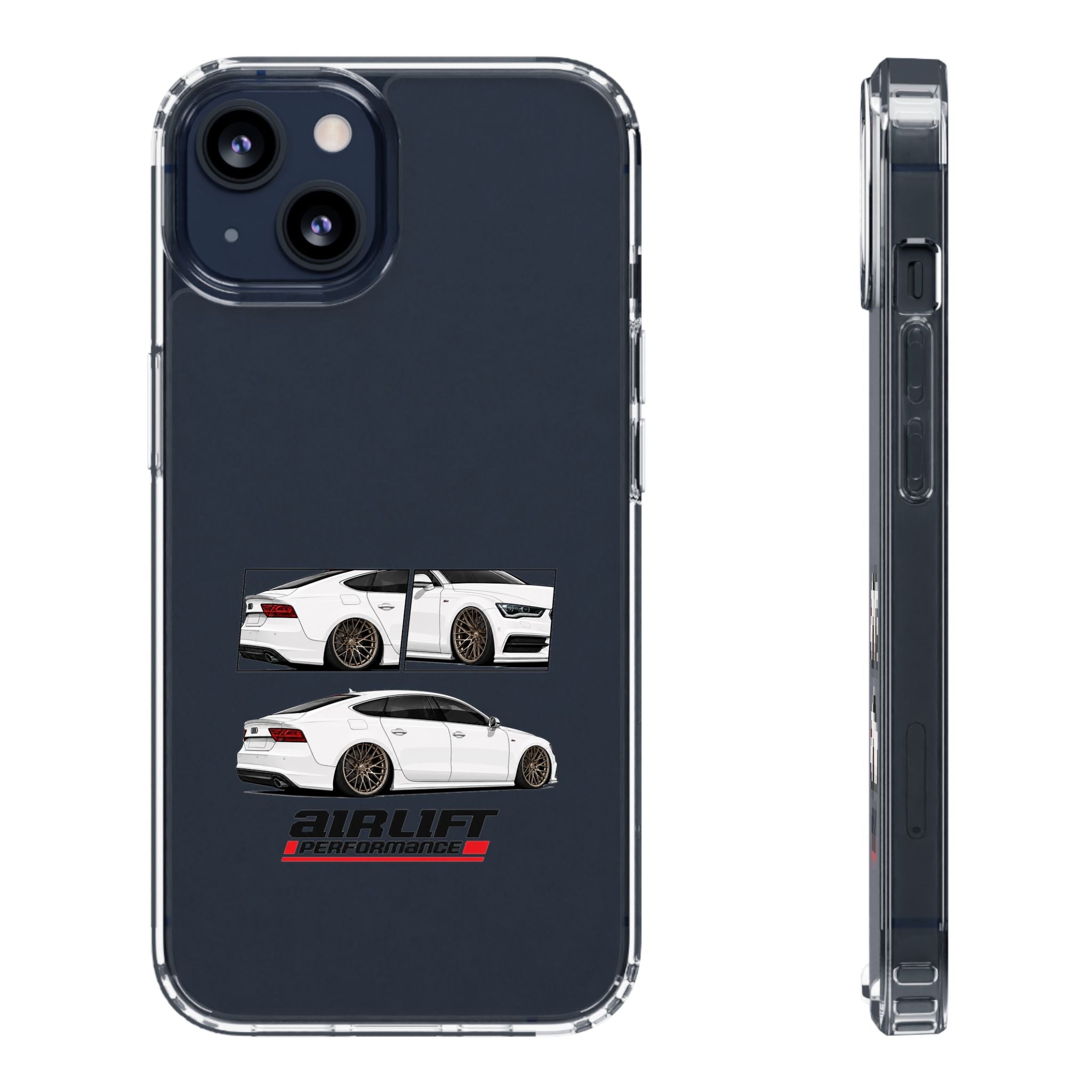 WHITE AUDI A7 PHONE CASES