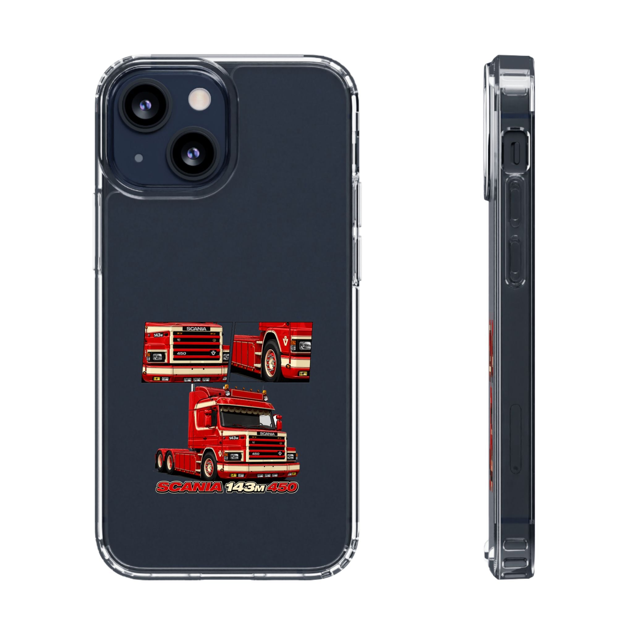 RED SCANIA 450 143M PHONE CASES