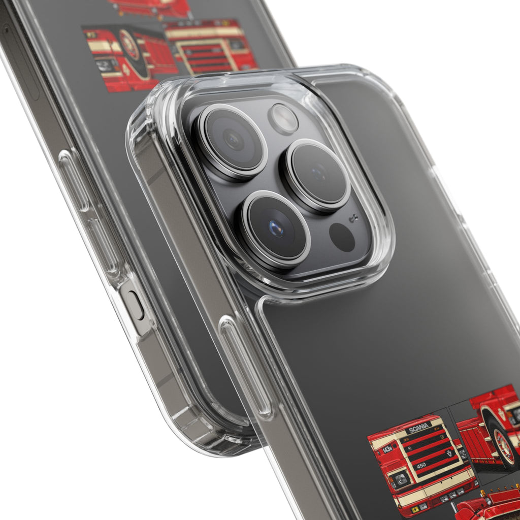 RED SCANIA 450 143M PHONE CASES