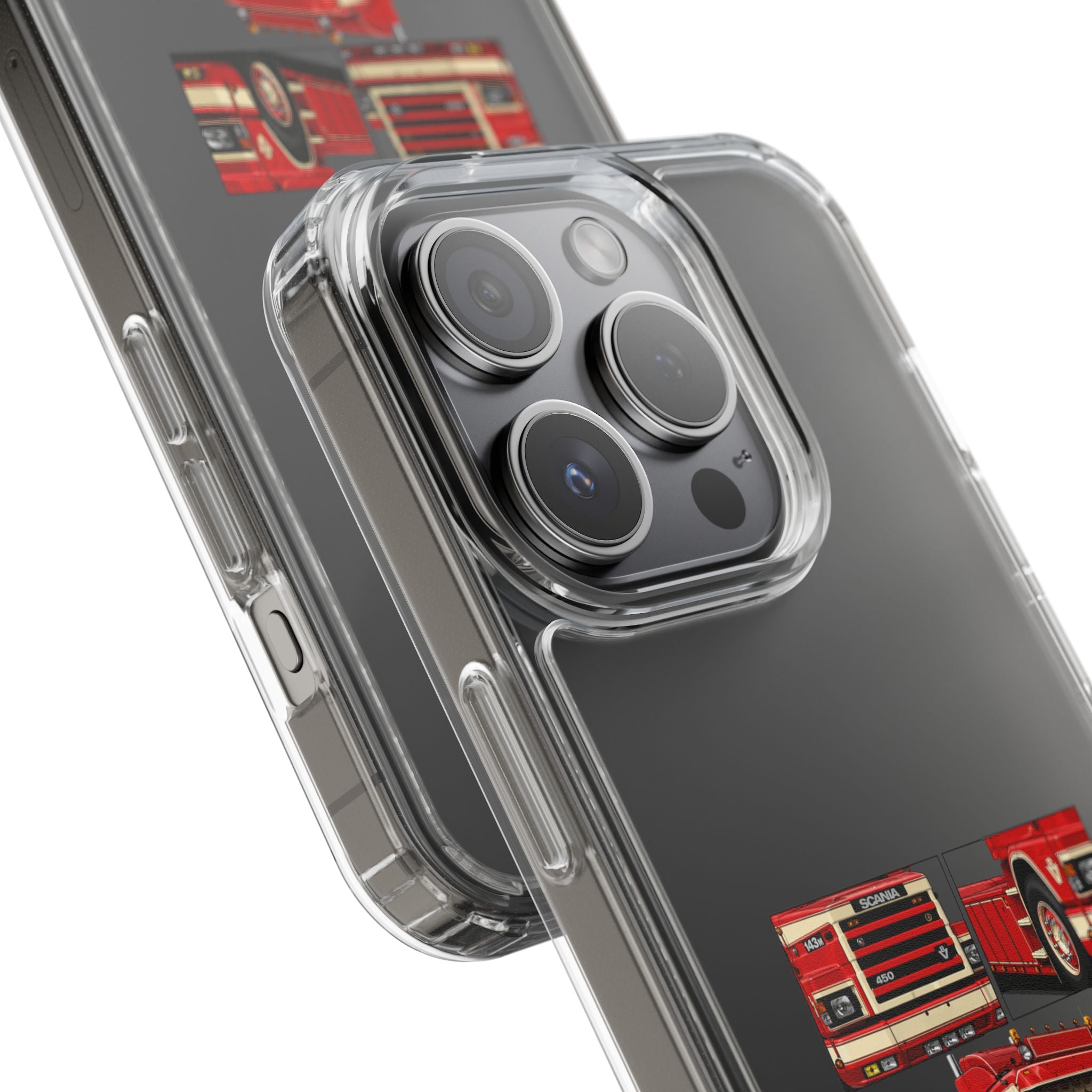 RED SCANIA 450 143M PHONE CASES