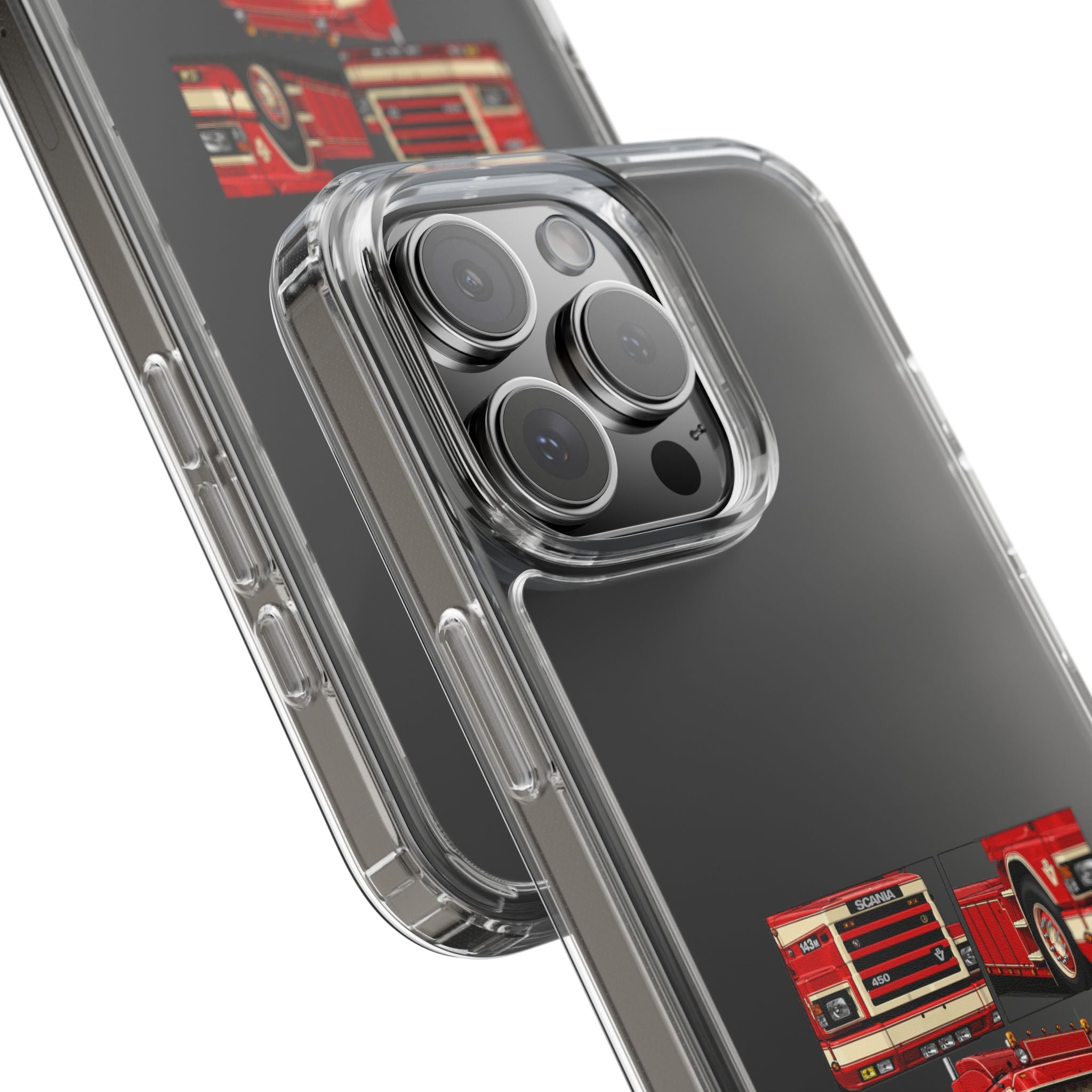 RED SCANIA 450 143M PHONE CASES