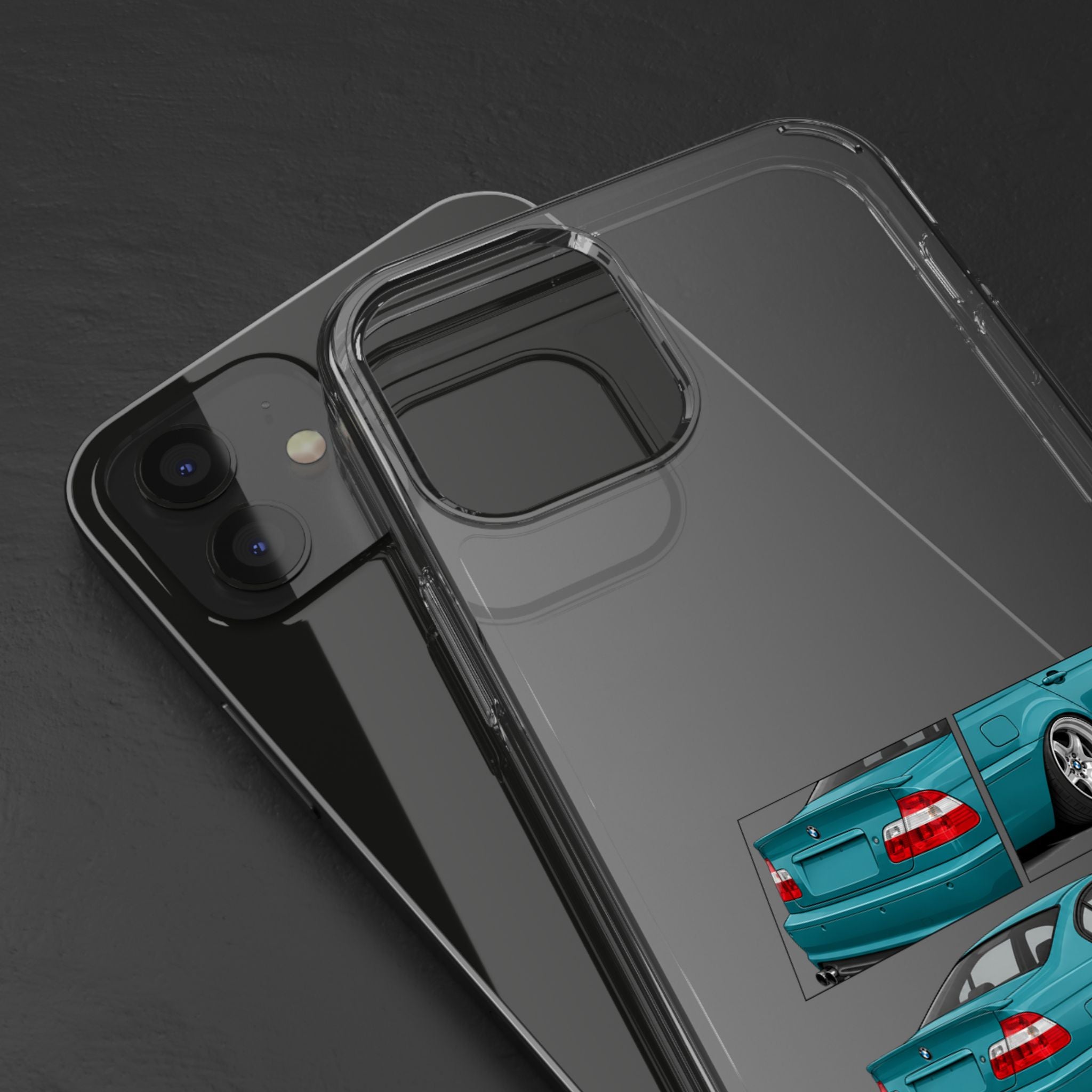 TURQUOISE BMW E46 PHONE CASES