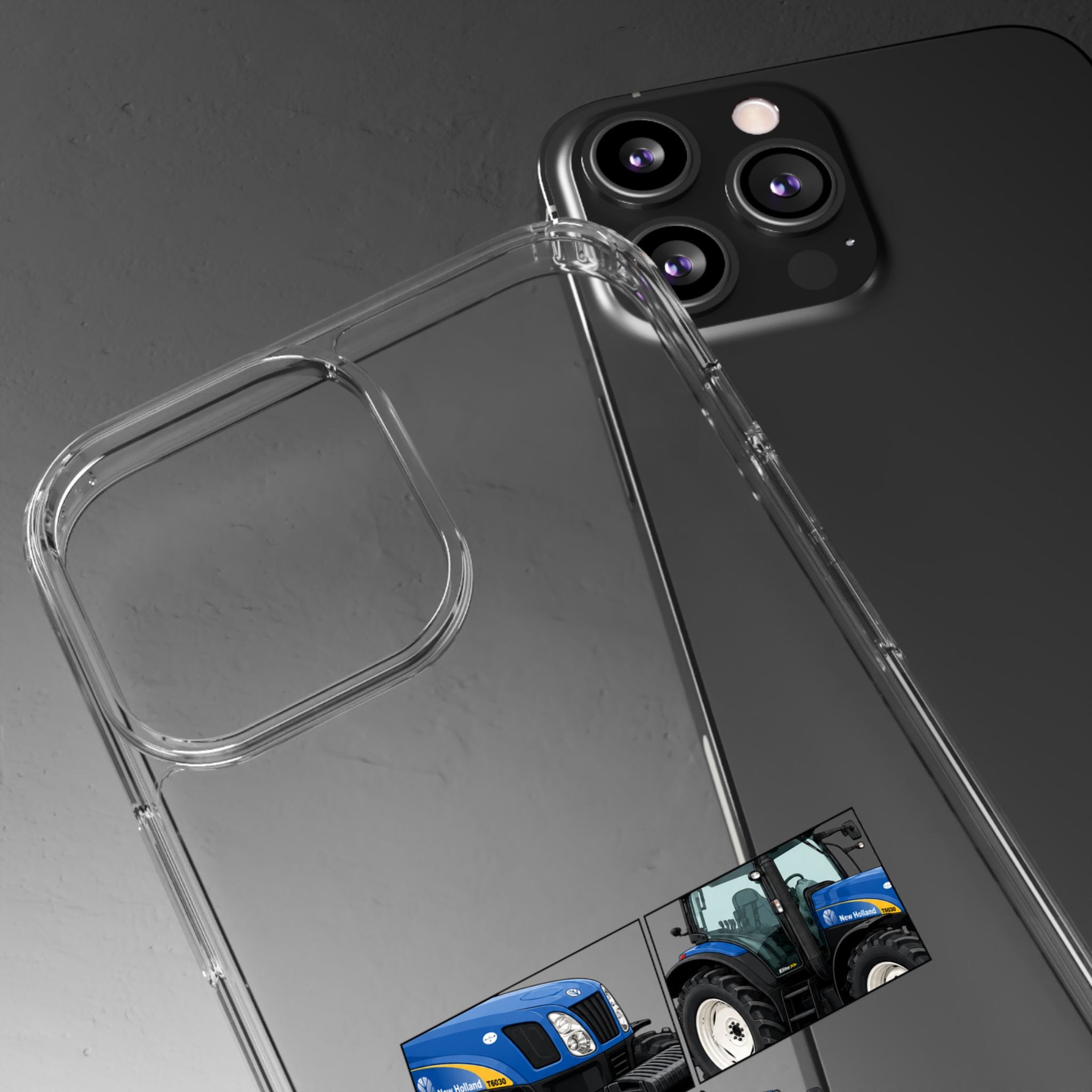 BLUE NEW HOLLAND T6030 PHONE CASES