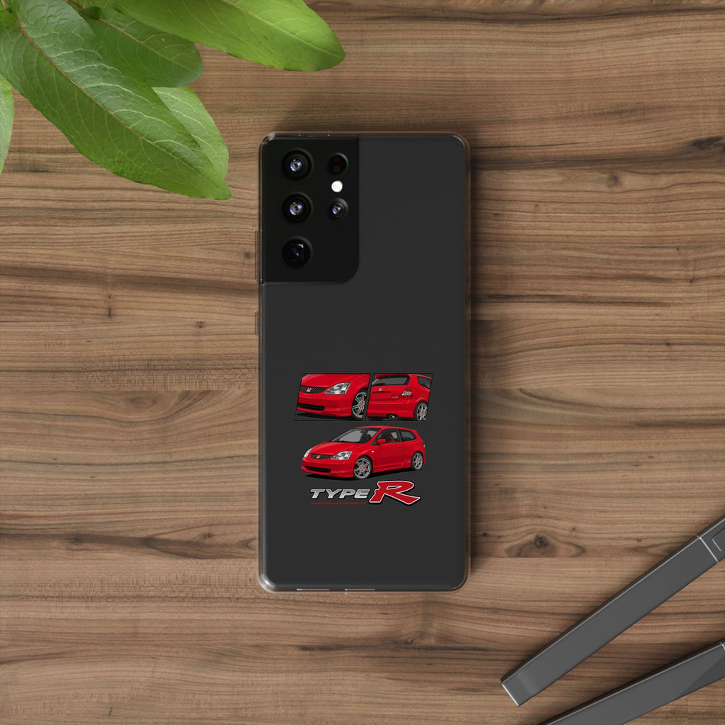 RED CIVIC TYPE R PHONE CASES