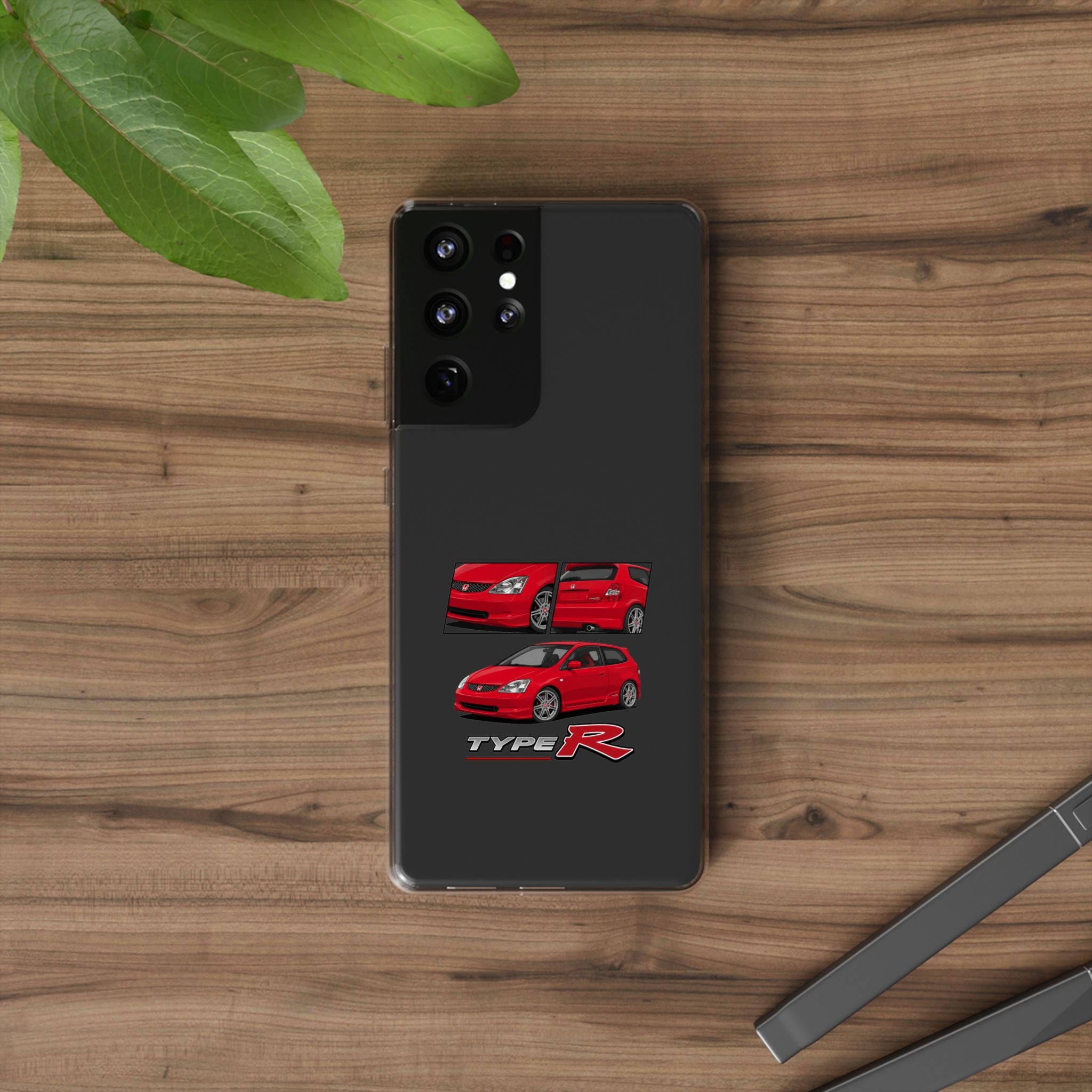 RED CIVIC TYPE R PHONE CASES