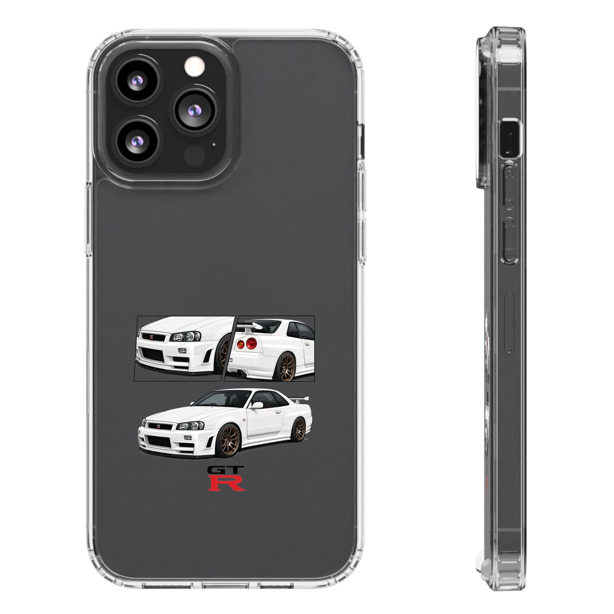 WHITE R34 GTR PHONE CASES
