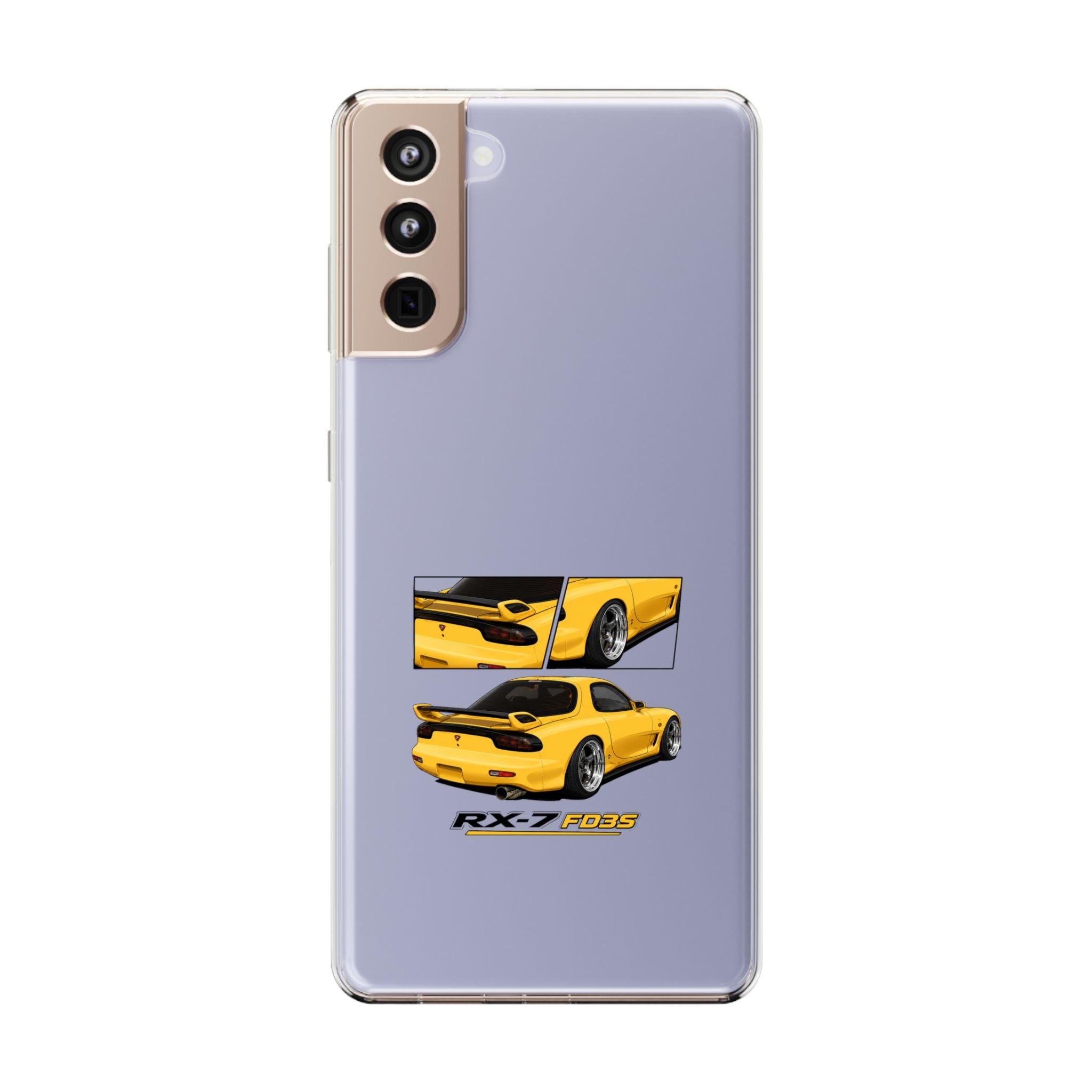 YELLOW MAZDA RX7 PHONE CASES