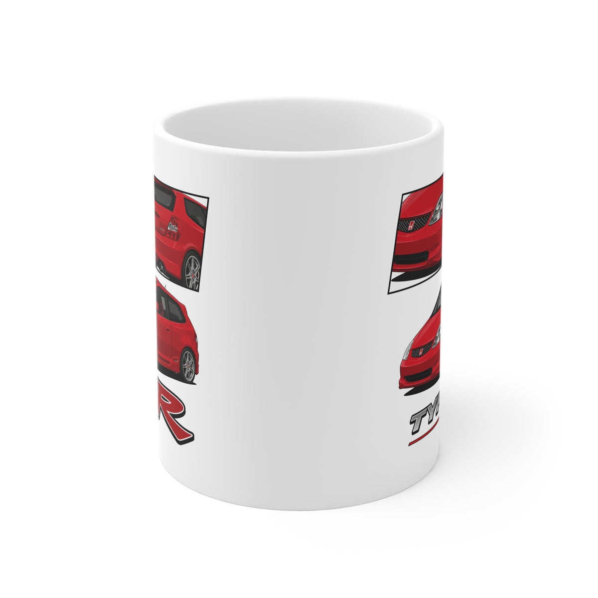 RED HONDA CIVIC TYPE R MUG