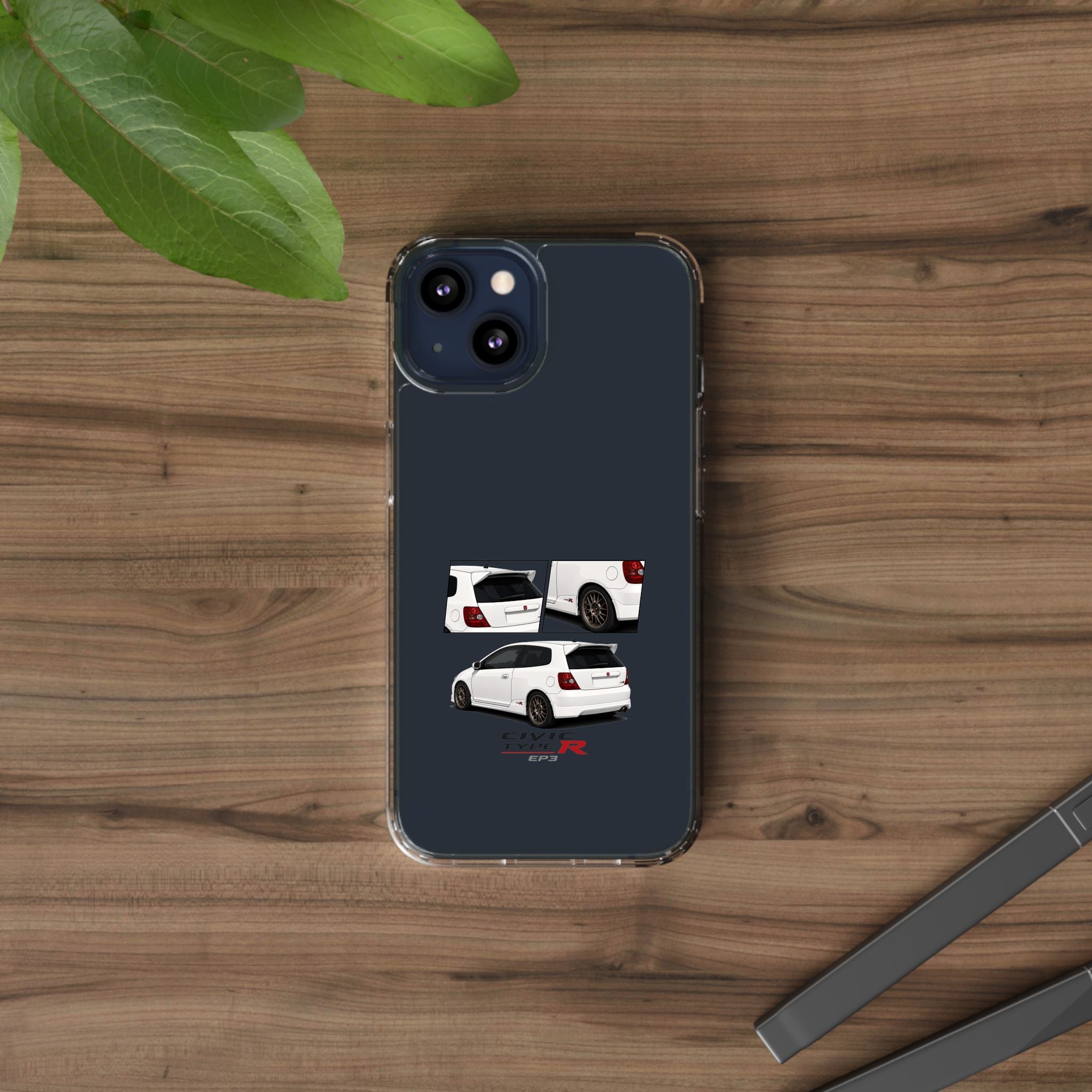 WHITE EP3 TYPE R PHONE CASES