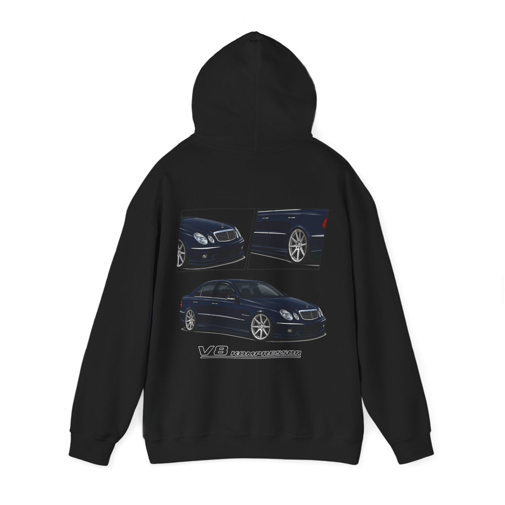 NAVY BLUE MERC V8 KOMPRESSOR HOODIE