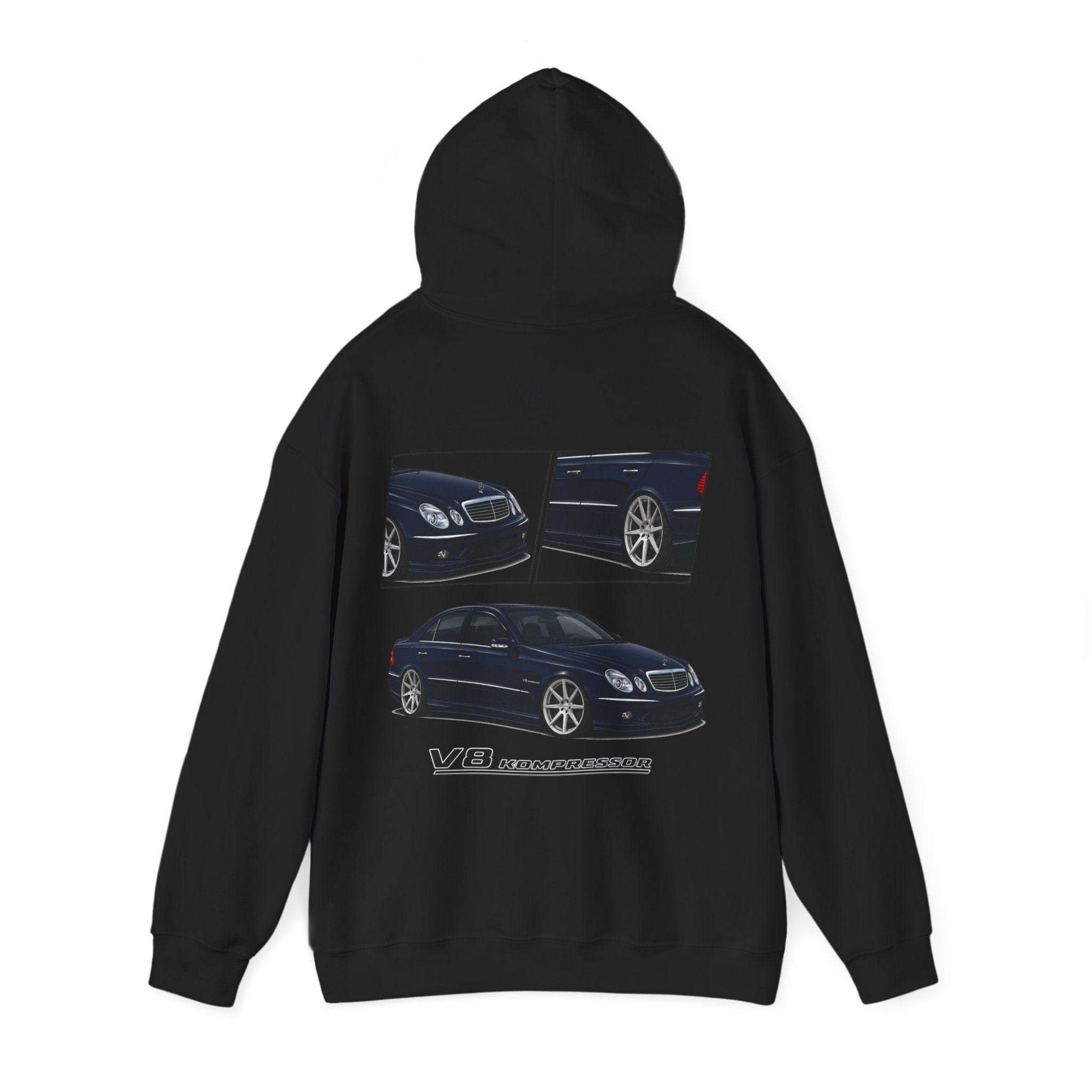 NAVY BLUE MERC V8 KOMPRESSOR HOODIE
