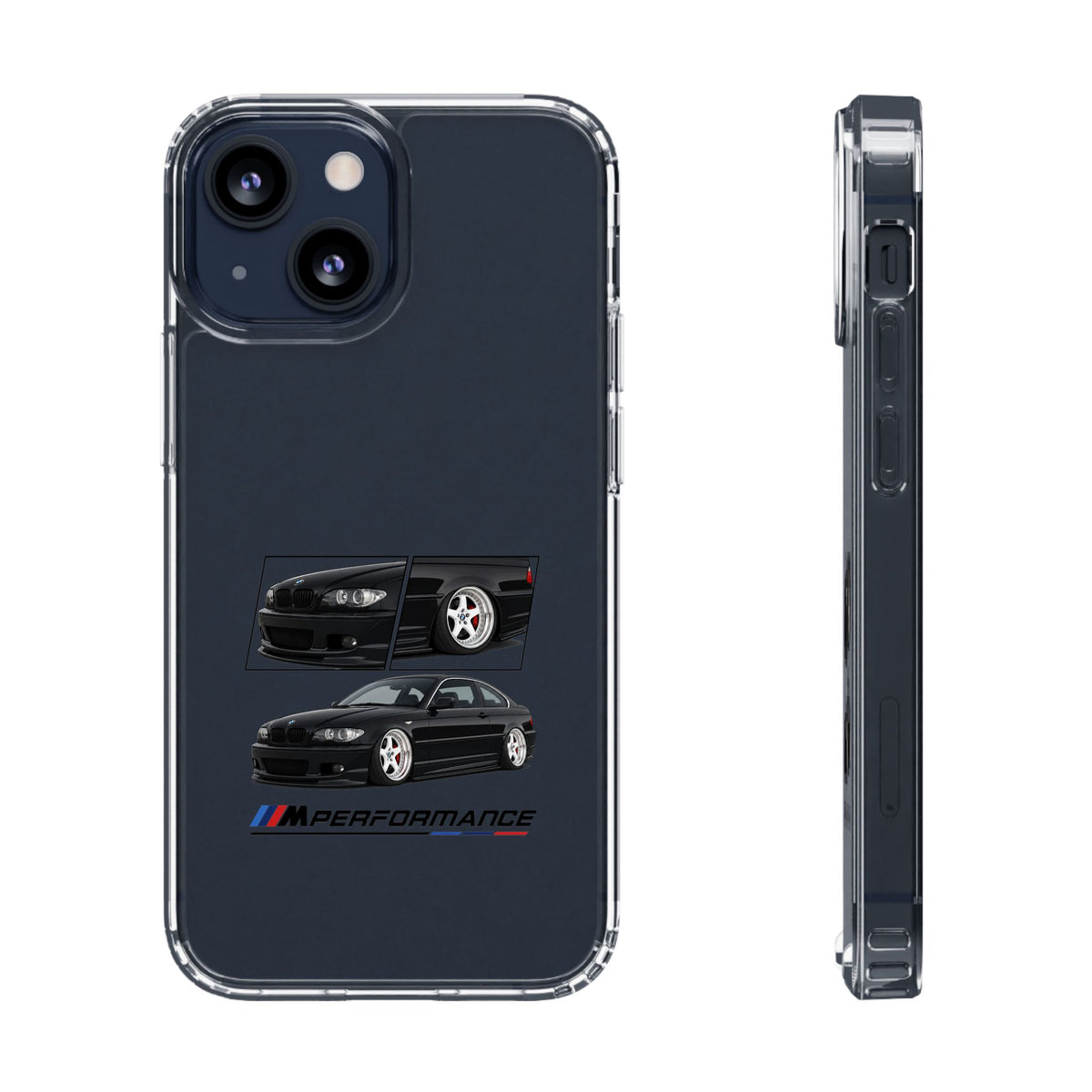 BLACK BMW E46 PHONE CASES