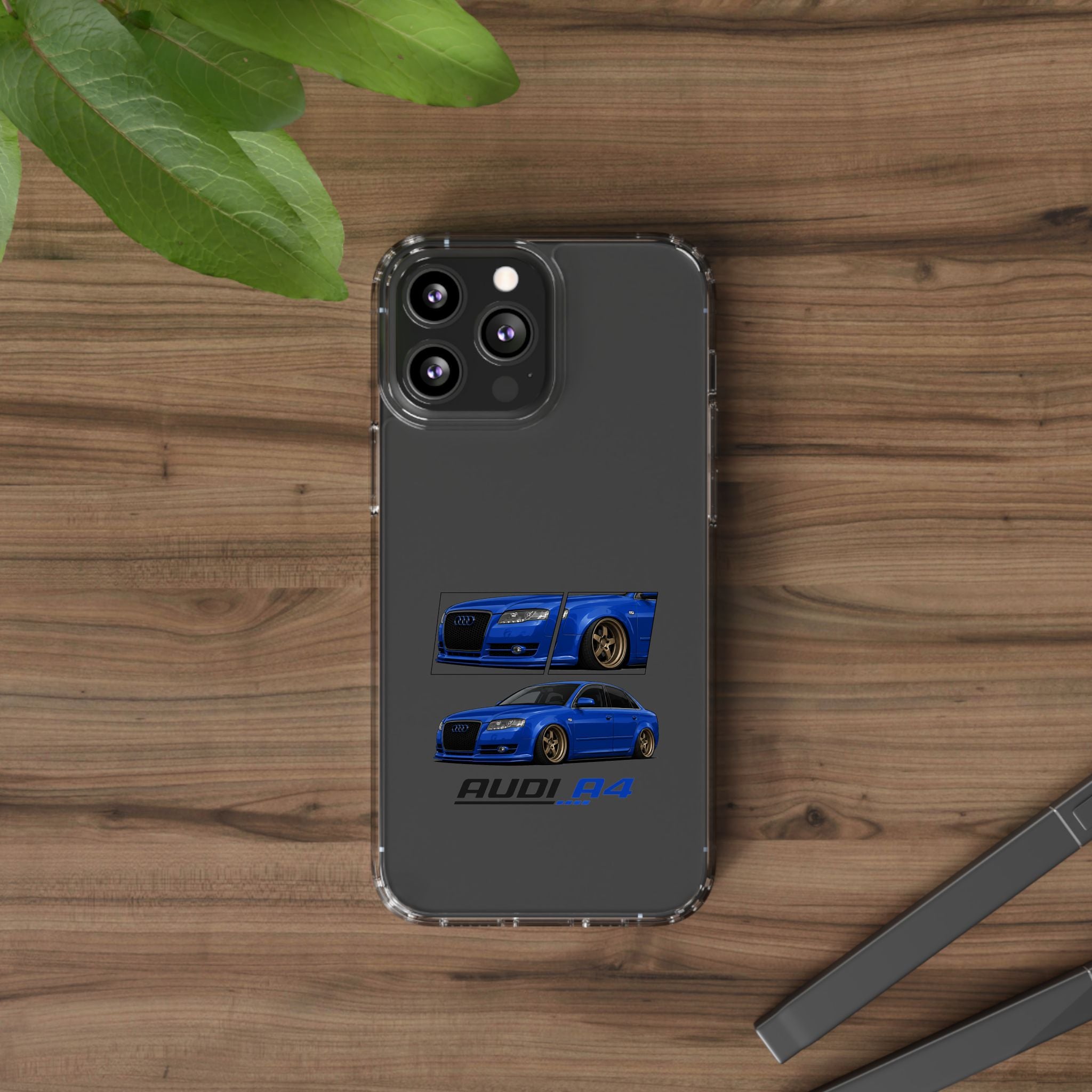 BLUE B7 AUDI A4 PHONE CASES