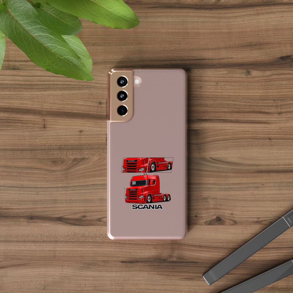 RED SCANIA T-CAB PHONE CASES