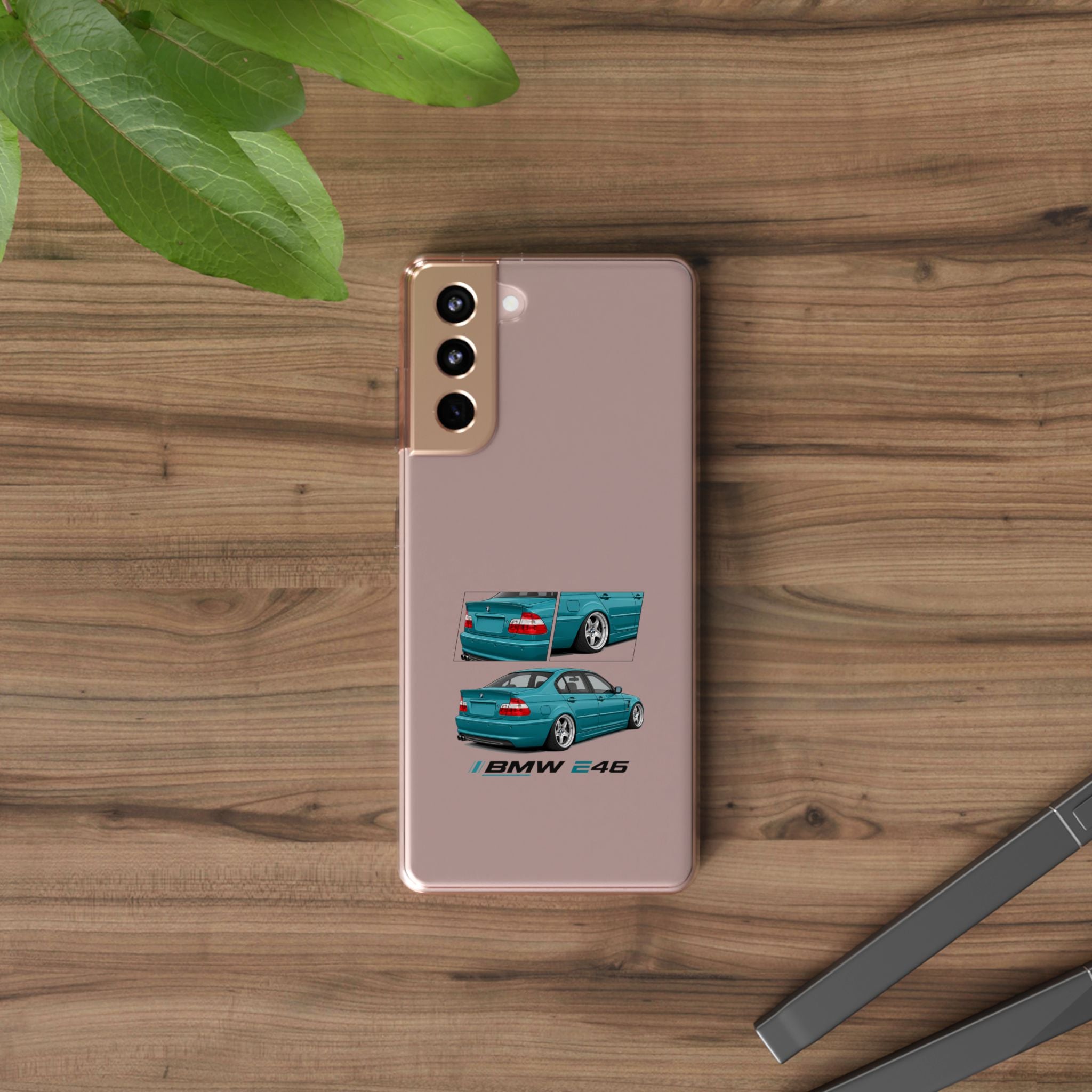 TURQUOISE BMW E46 PHONE CASES