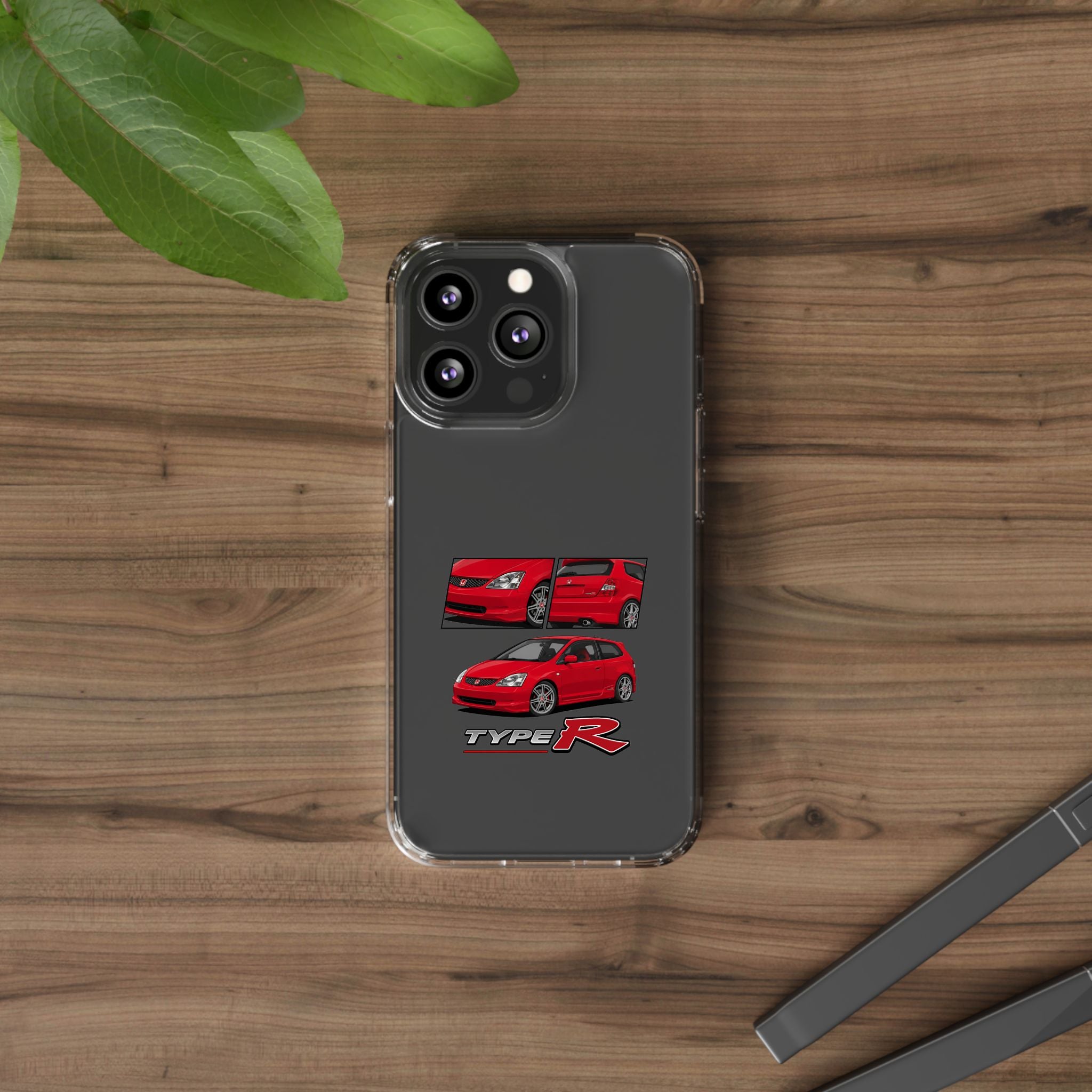 RED CIVIC TYPE R PHONE CASES
