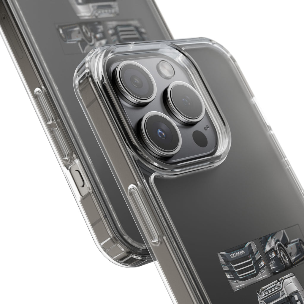 GREY SILVER SCANIA S-SERIES PHONE CASES