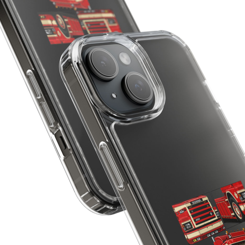RED SCANIA 450 143M PHONE CASES